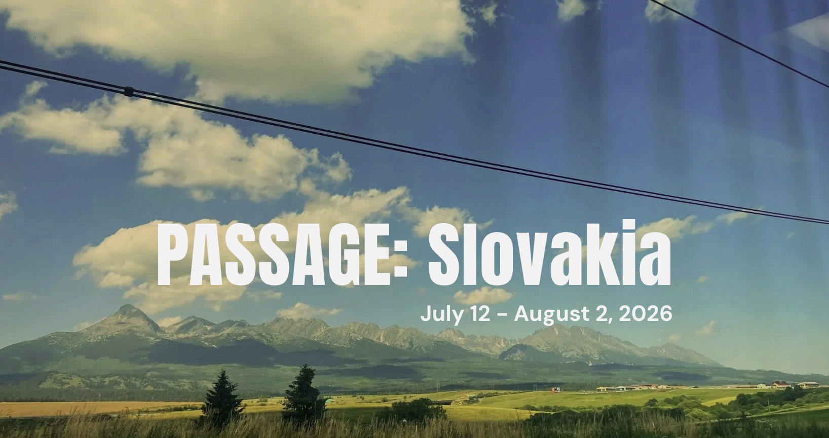 PASSAGE: Slovakia 2026 — $575 Commitment Payment