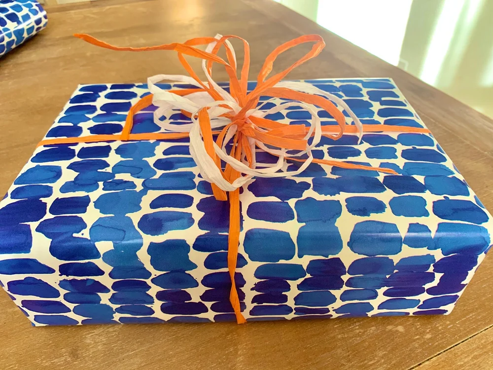 Giftwrapping with raffia ribbon — Whitney Jensen