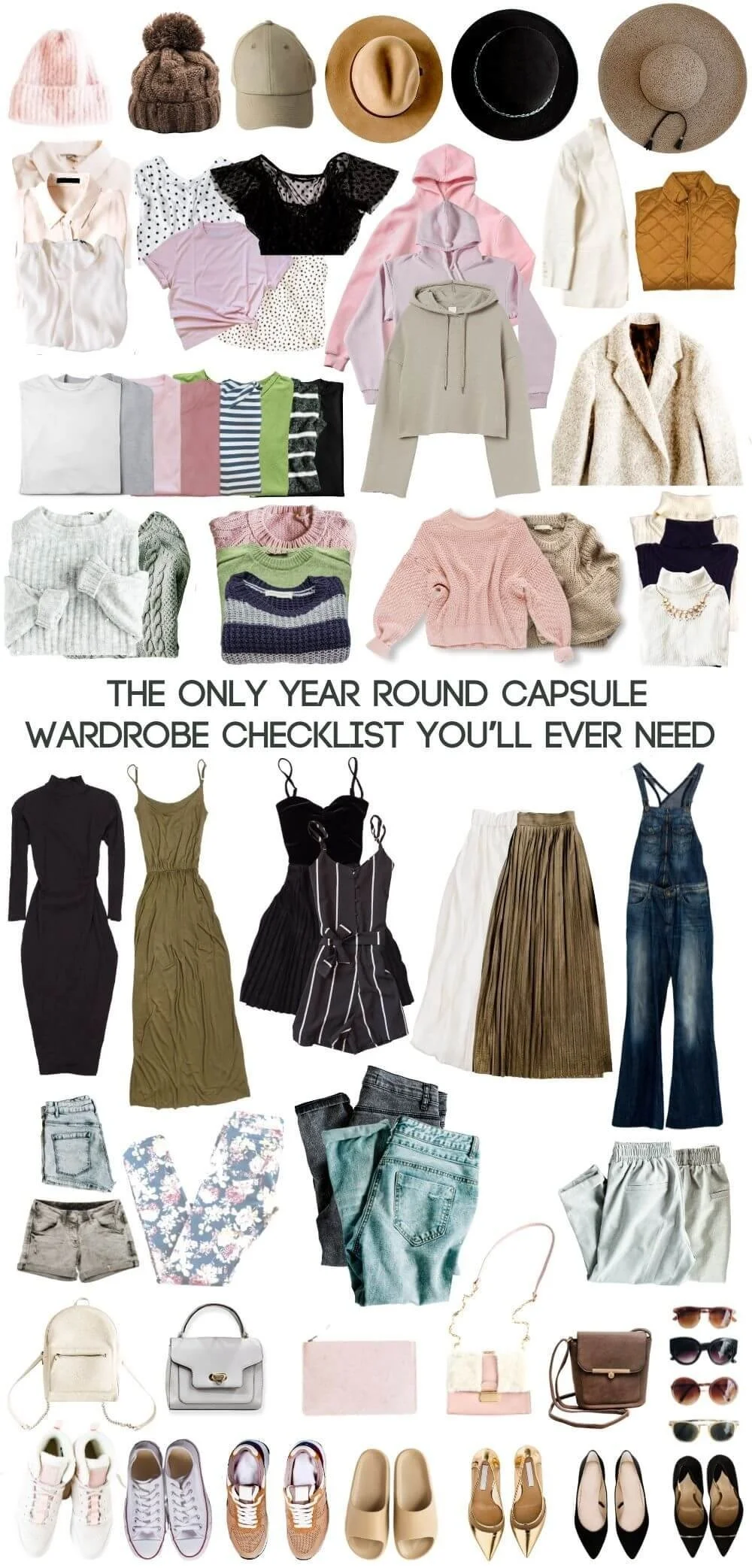 The Only Year Round Capsule Wardrobe Checklist You’ll Ever Need ...