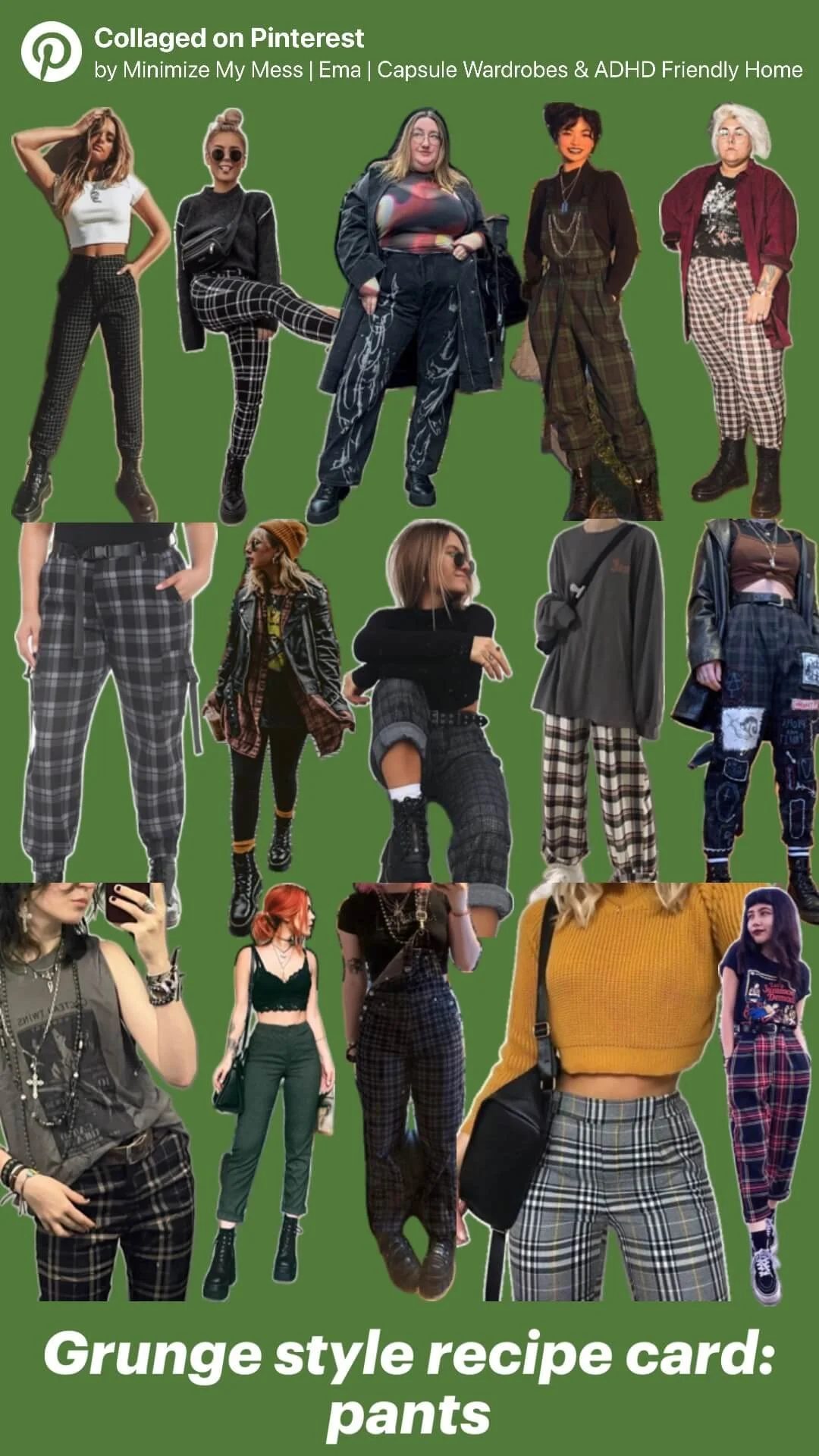 Grunge Style Guide (with Tips, Colors & Outfit Formulas)  Minimize My Mess