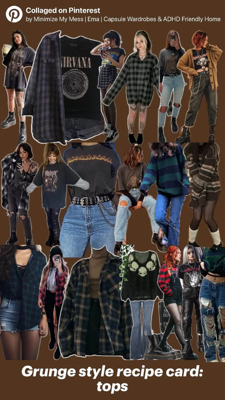 Grunge Style Guide (with Tips, Colors & Outfit Formulas) — Minimize My Mess