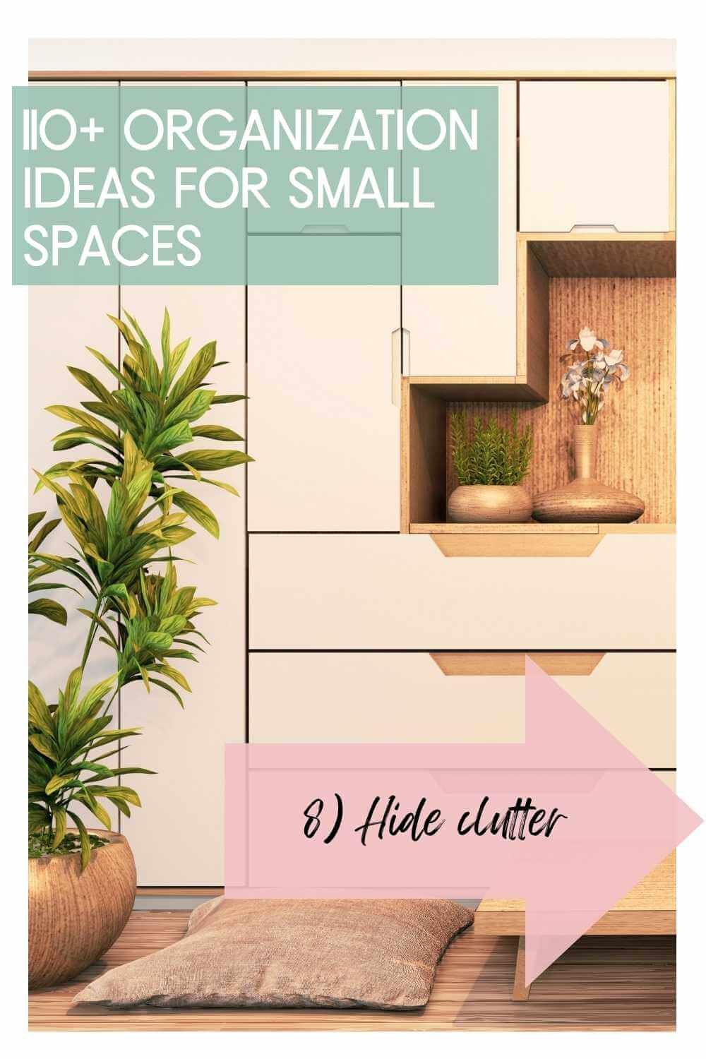 7 Small Space Organization Ideas - Pine and Prospect Home
