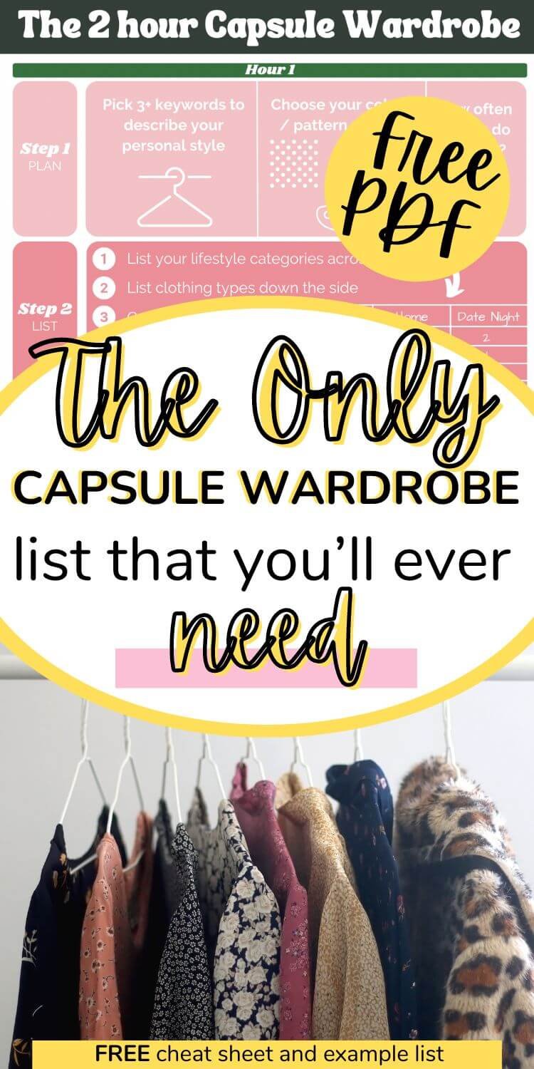 The Only Year Round Capsule Wardrobe Checklist You’ll Ever Need ...