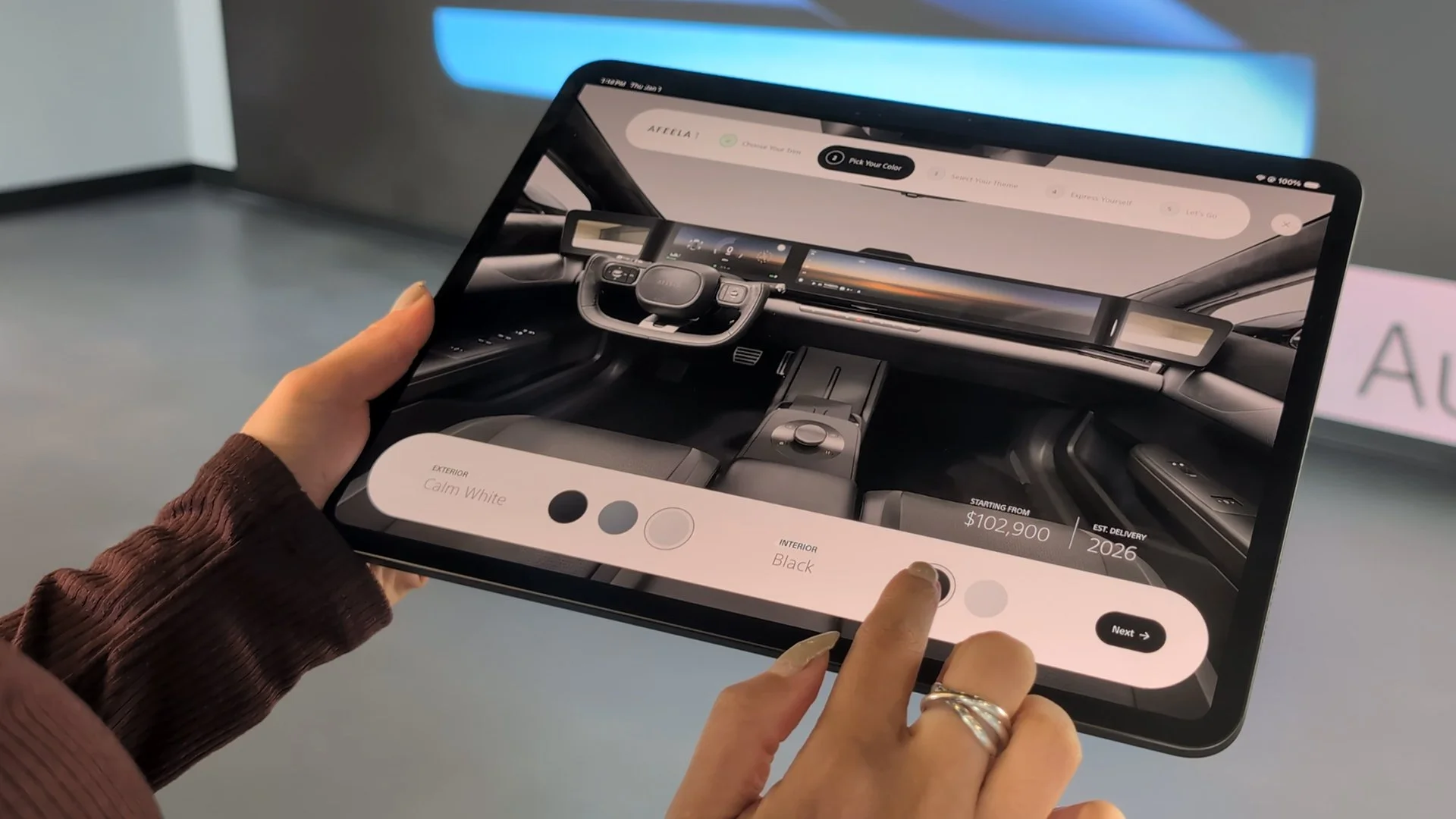 Sony Honda Mobility Afeela Configurator