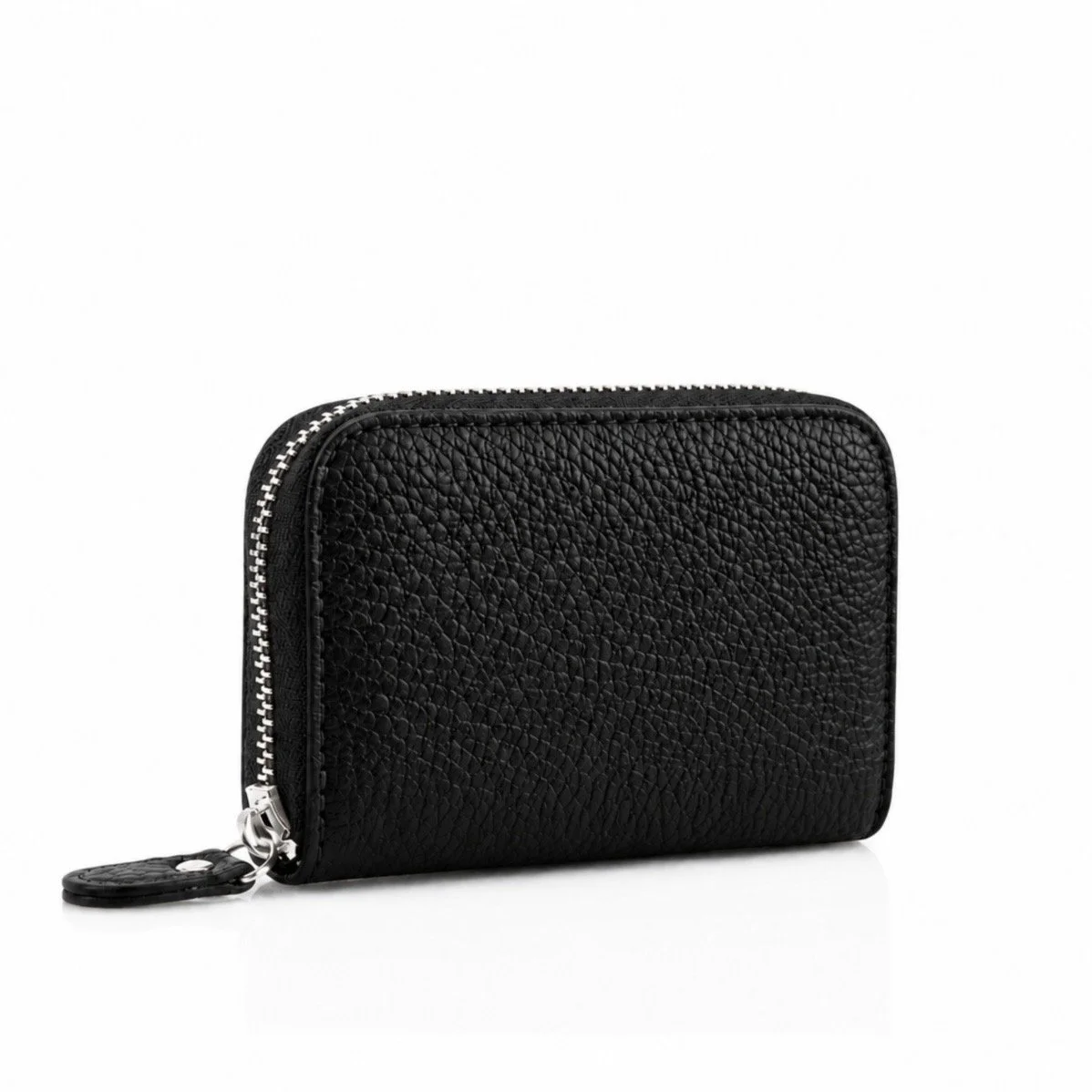 Black Leather Card Holder