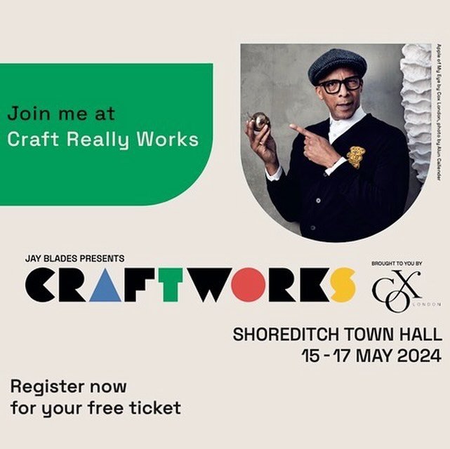 Come and join us at Craftworks, at our Jay &amp; Co stand, 15th - 17th May ✨

We are extremely excited to showcase our pieces at our stand during Craftworks. It&rsquo;s going to be an amazing three days so get your free ticket and come see the show i