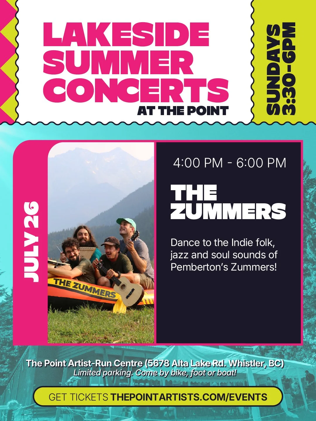 Lakeside Sunday Concert: The Zummers