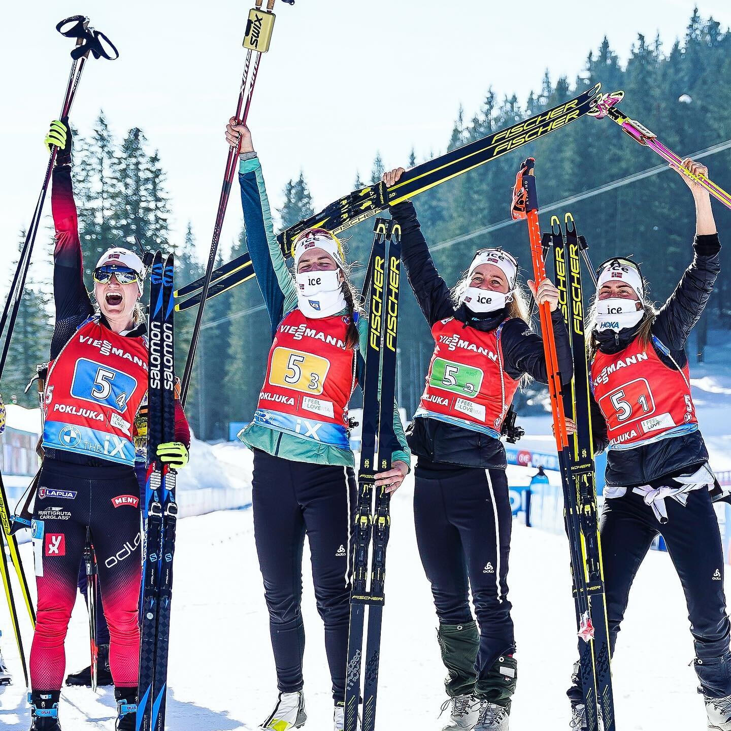 What a day for the Norwegian team 🙌🏻🥇🤩🇳🇴👏🏻 @skiskytterlandslaget 

📸: @nordicfocus 

#ad @salomonnordic #timetoplay @bertelsengarpestadas @salmoneye @sorlandskjokken.no @rudyproject @swix_sport @kinetixx_sports @bmwnorge @asfaltsor @frolandk