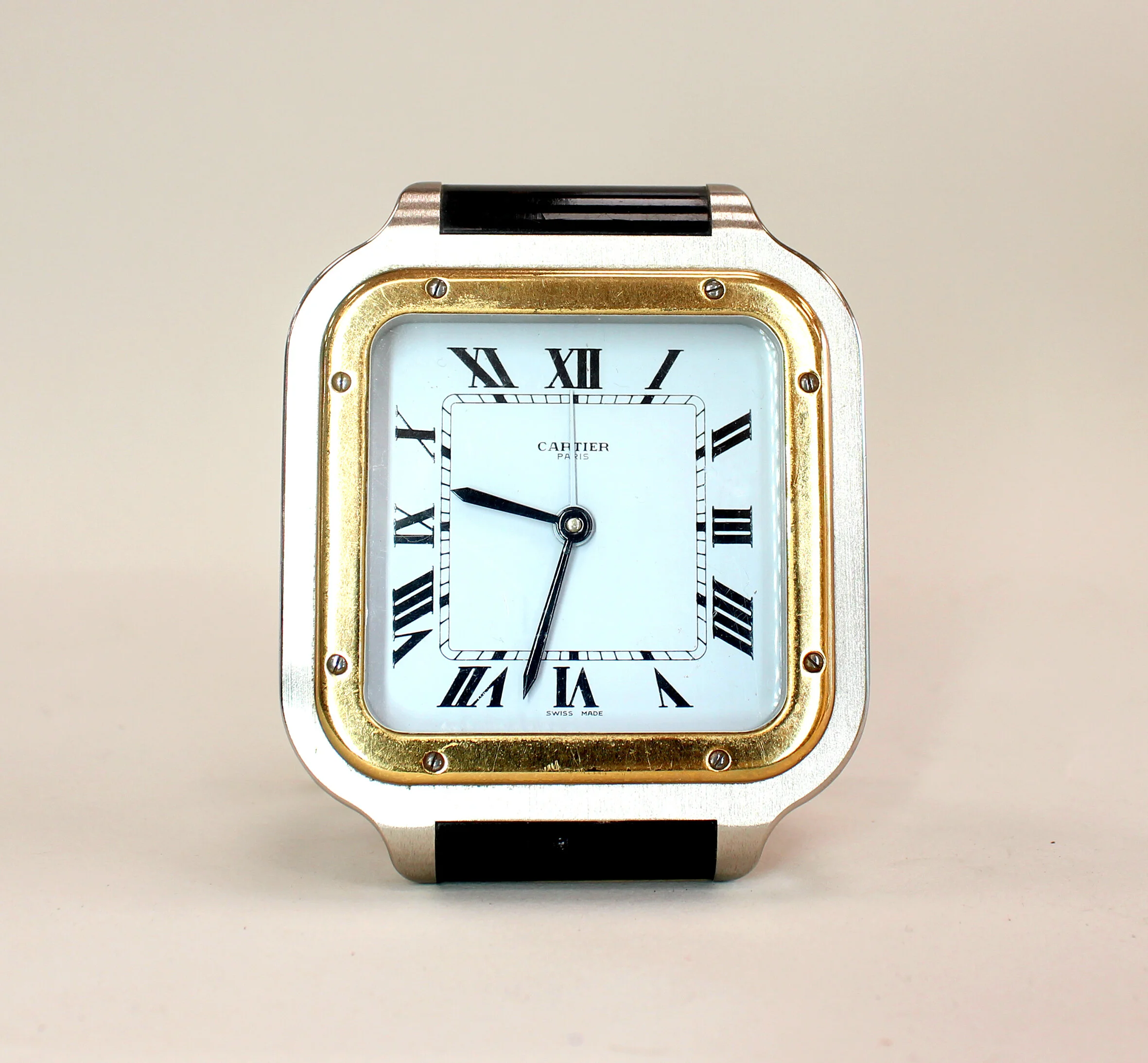 Cartier Santos Alarm Clock — Chalfont Clocks Repairs and Restoration of