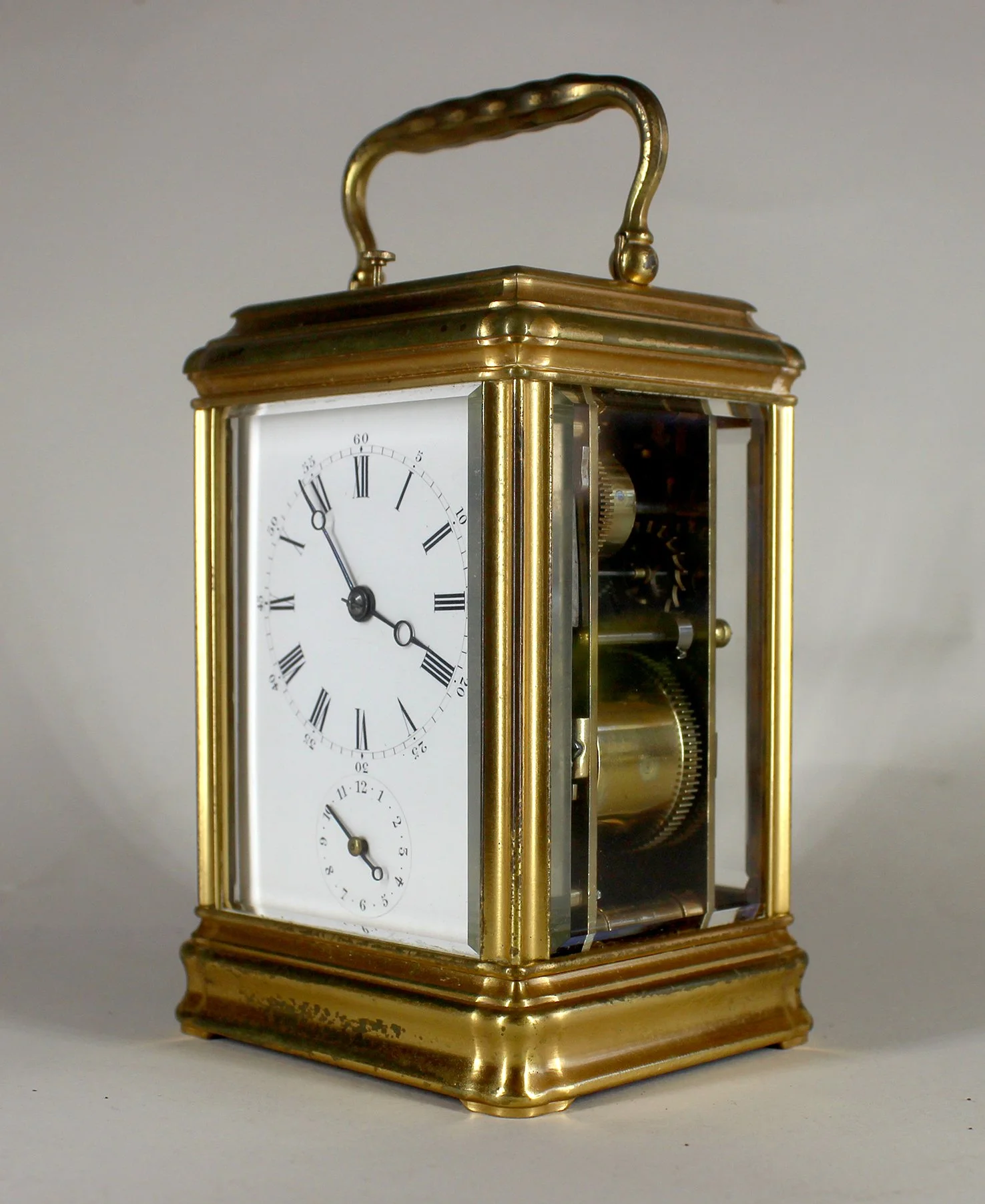 Repeating Drocourt Carriage Clock with Alarm — Chalfont Clocks Repairs