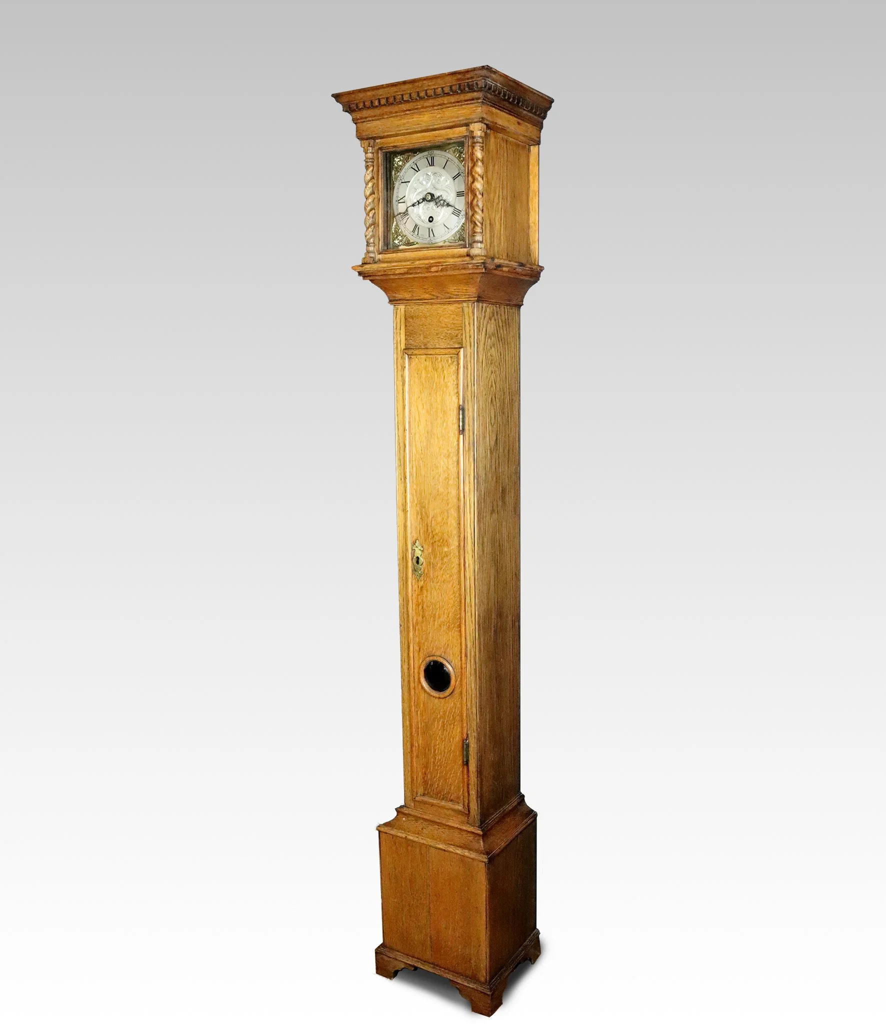 Miniature Oak Longcase Clock — Chalfont Clocks Repairs and Restoration ...