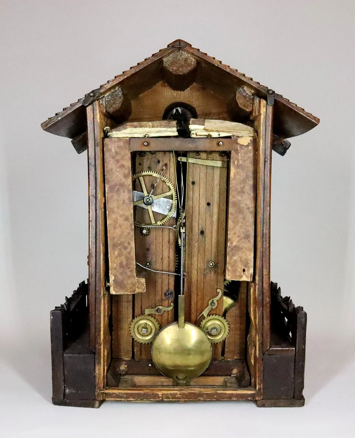 19th Century Twin Fusee Cuckoo Table Clock by Beha — Chalfont Clocks