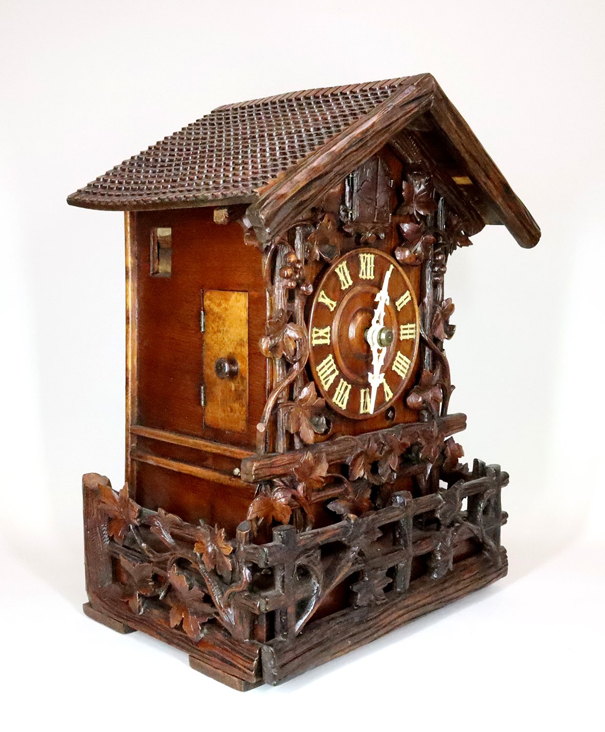 19th Century Twin Fusee Cuckoo Table Clock by Beha — Chalfont Clocks