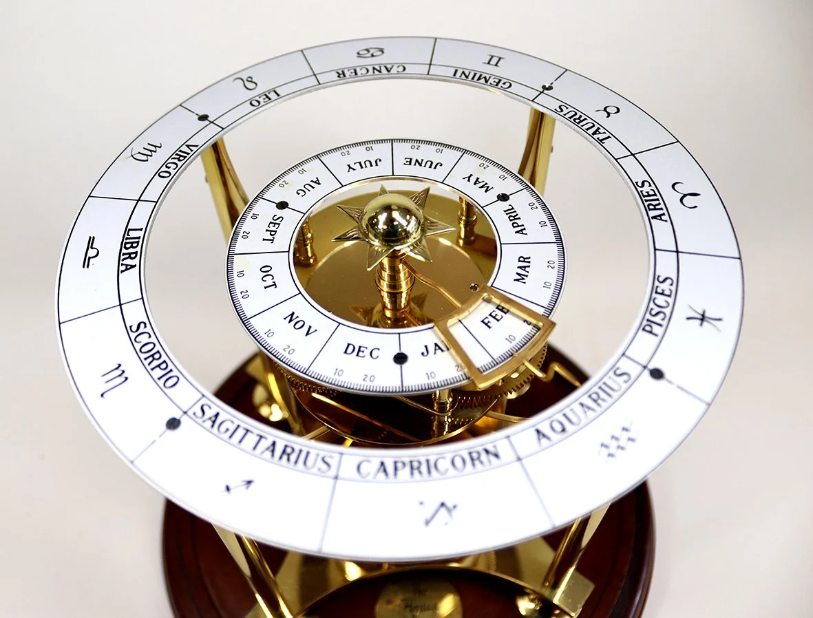 Limited Edition MidCentury Calendar Clock by Devon Clocks — Chalfont
