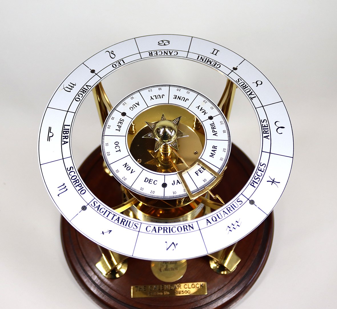 Limited Edition MidCentury Calendar Clock by Devon Clocks — Chalfont