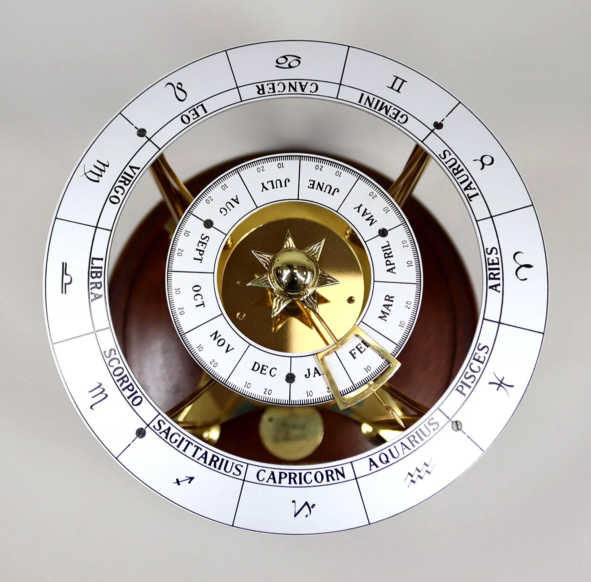 Limited Edition MidCentury Calendar Clock by Devon Clocks — Chalfont