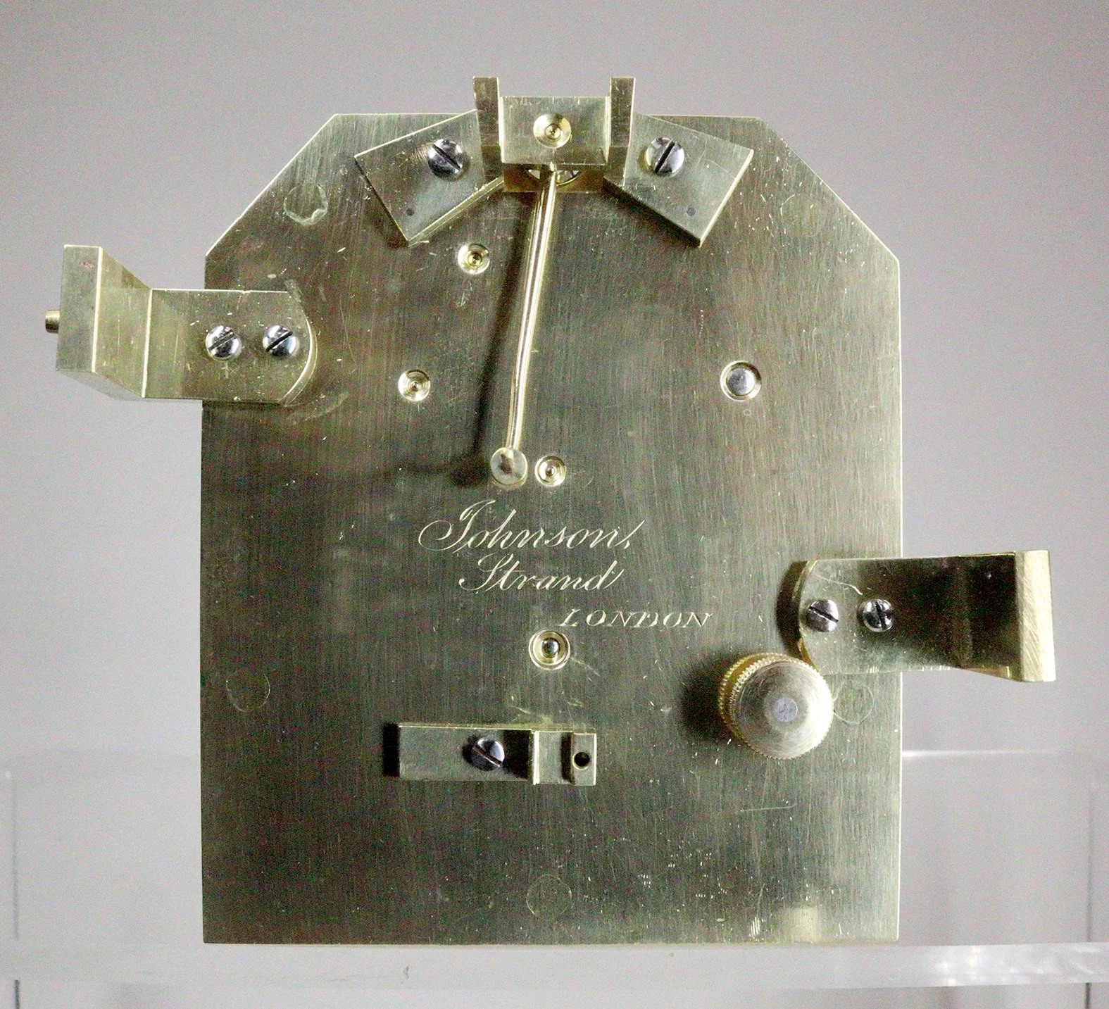 Miniature Single Fusee Bracket Clock By William Johnson, Strand, London