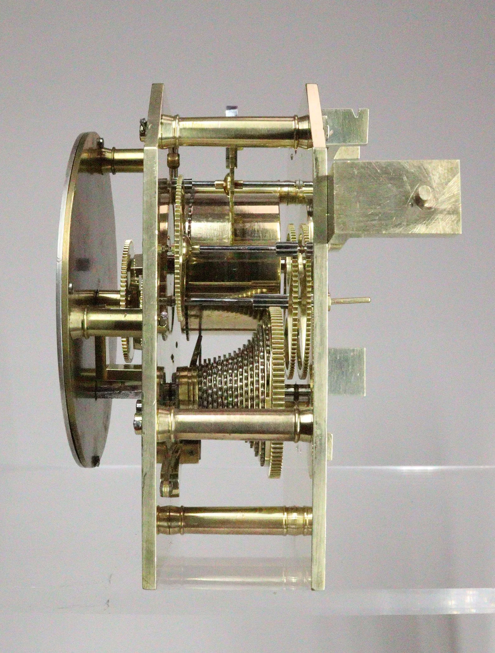 Miniature Single Fusee Bracket Clock By William Johnson, Strand, London