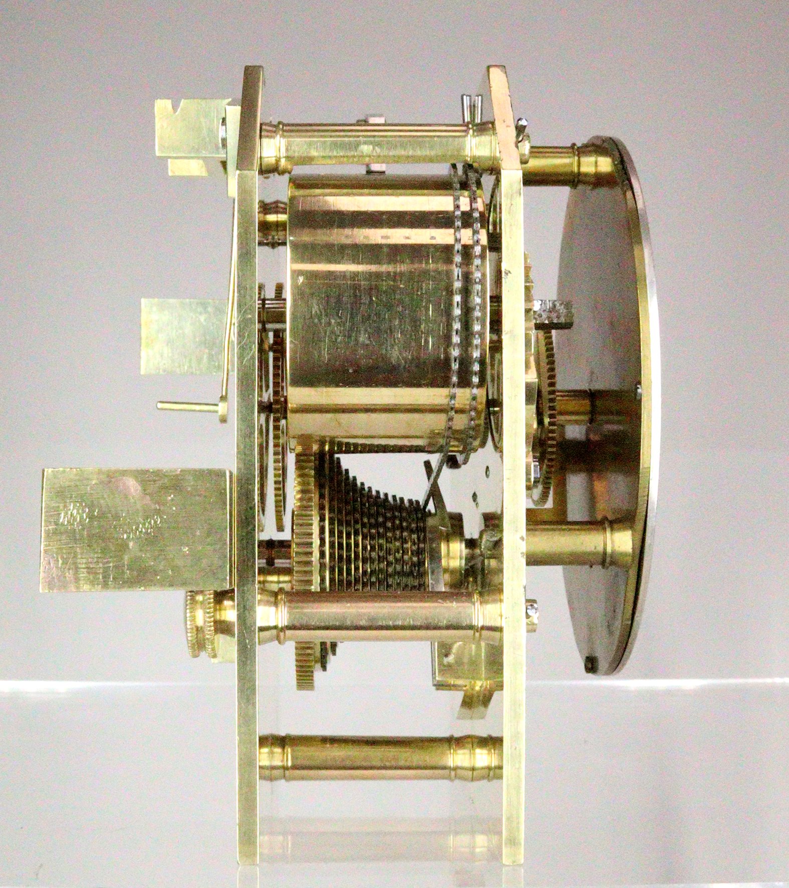 Miniature Single Fusee Bracket Clock By William Johnson, Strand, London