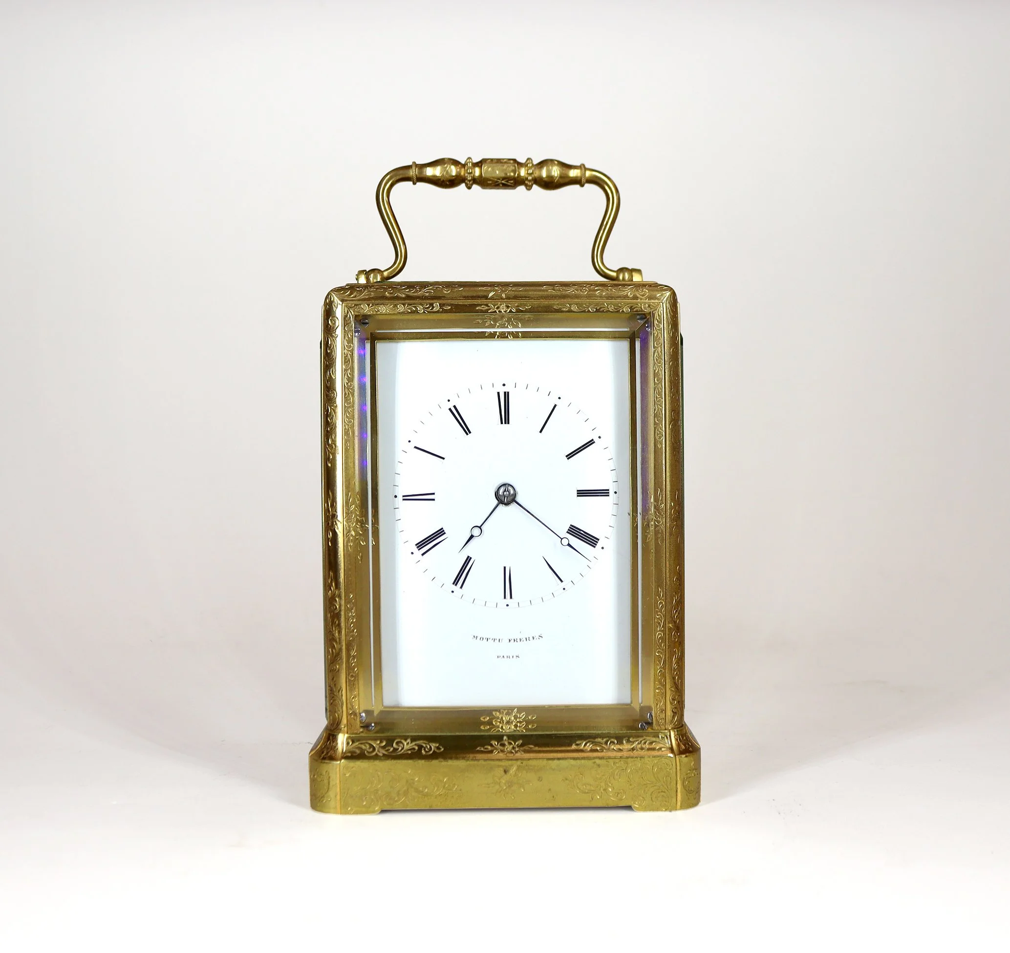 447 Mottu Freres Carraige clock 1.jpg