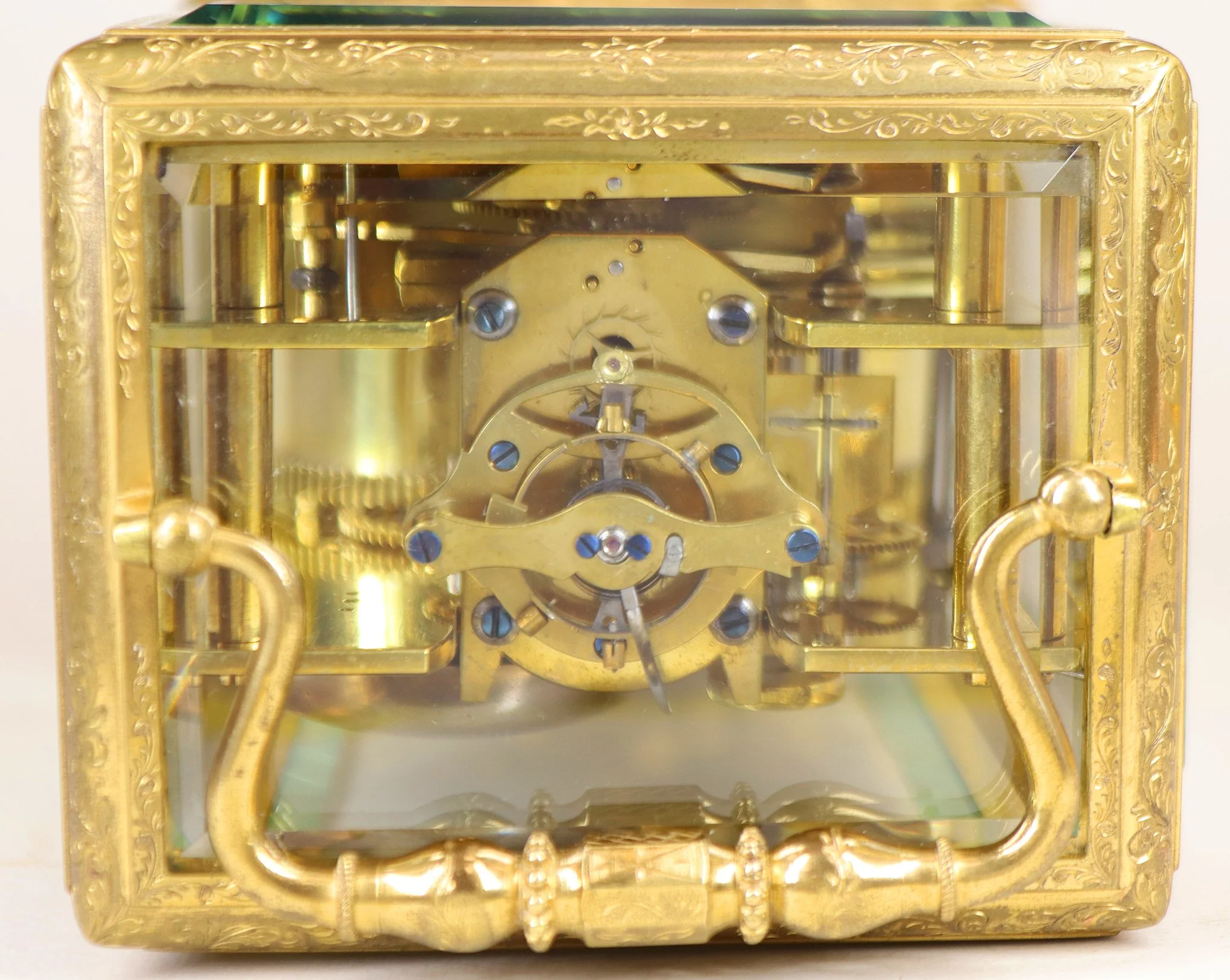 447 Mottu Freres Carraige clock 8.jpg