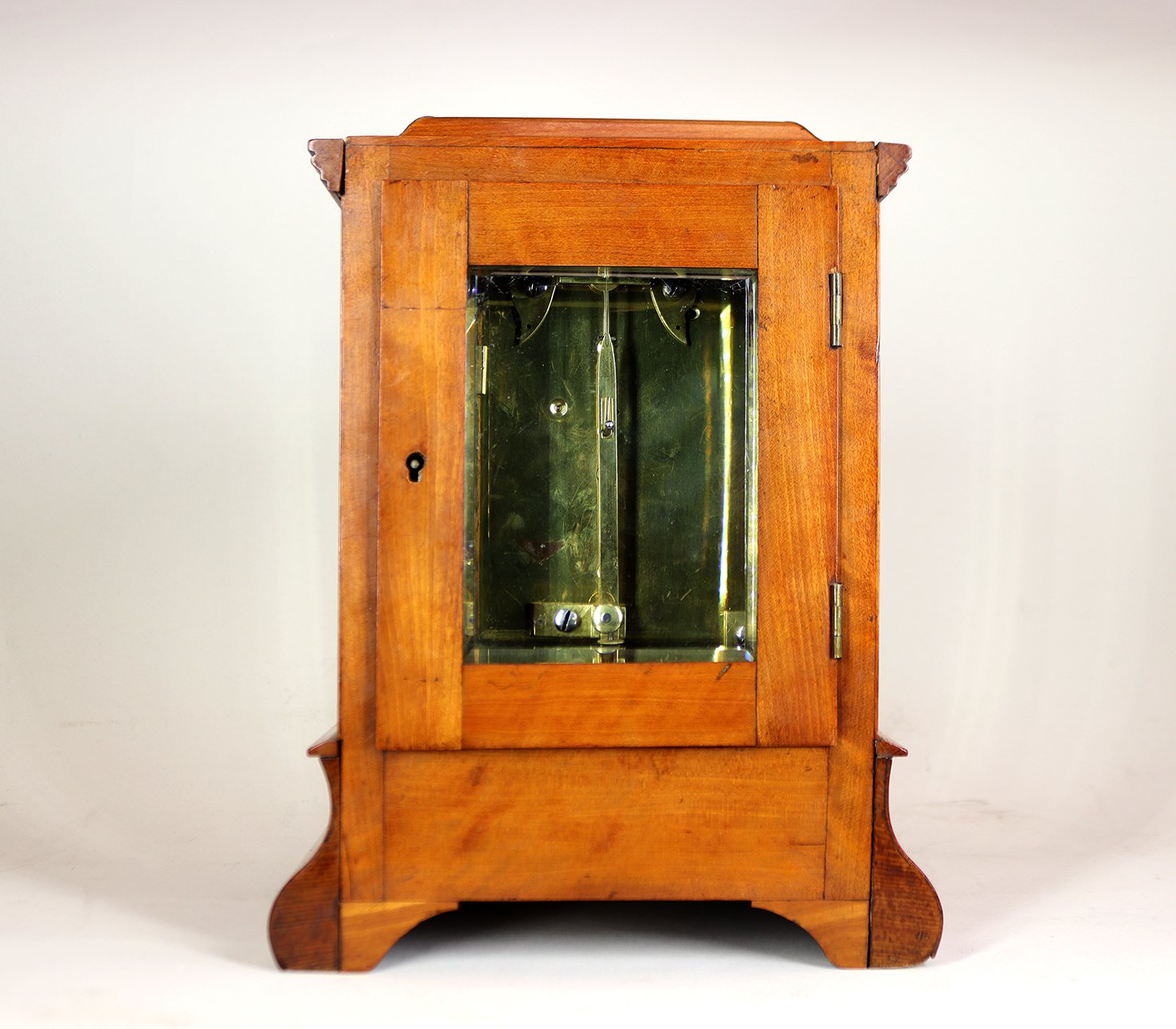 414 Bennett Satinwood librarby clock 4.jpg