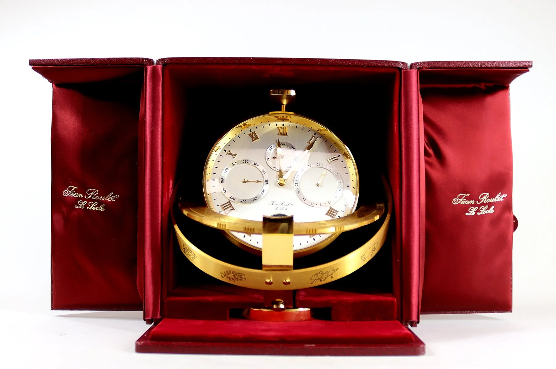 Jean Roulet 'Presidents Clock' in the Shape of an Armillary Sphere ...