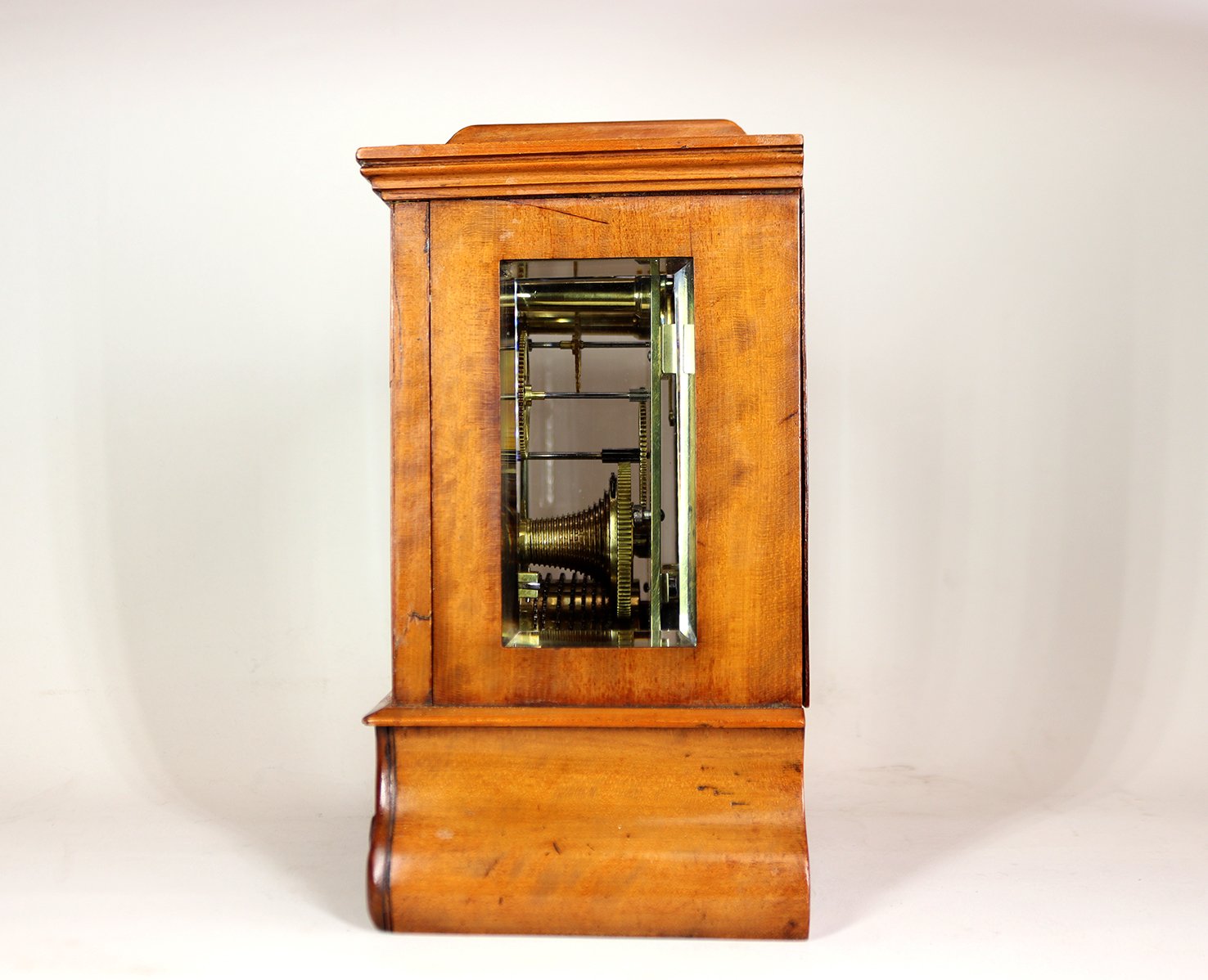 414 Bennett Satinwood librarby clock 3.jpg