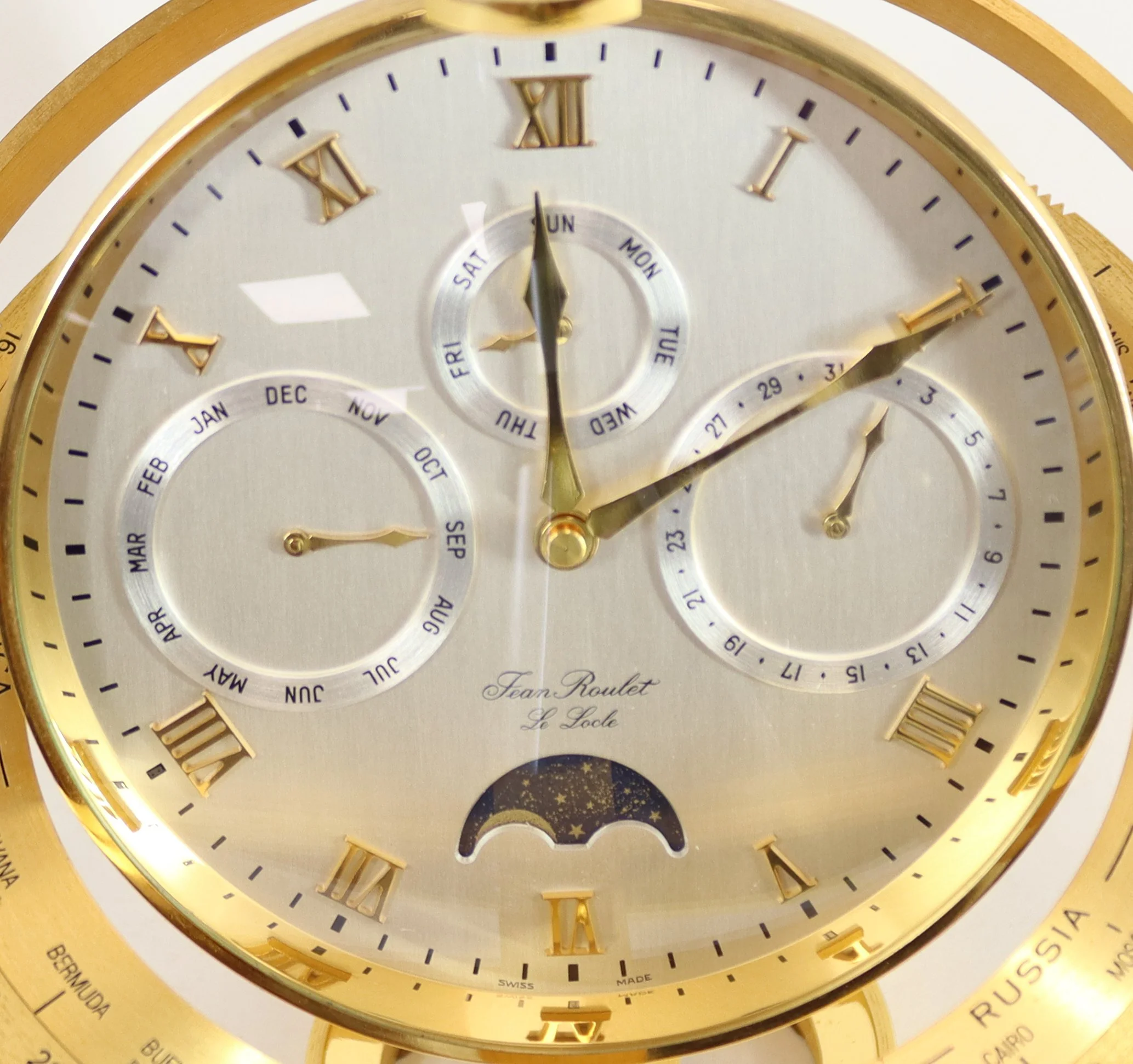 Jean Roulet 'Presidents Clock' in the Shape of an Armillary Sphere ...