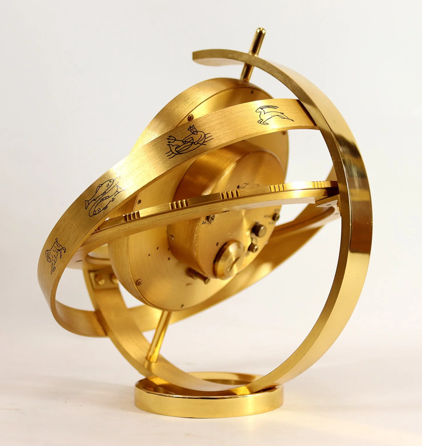 Jean Roulet 'Presidents Clock' in the Shape of an Armillary Sphere ...