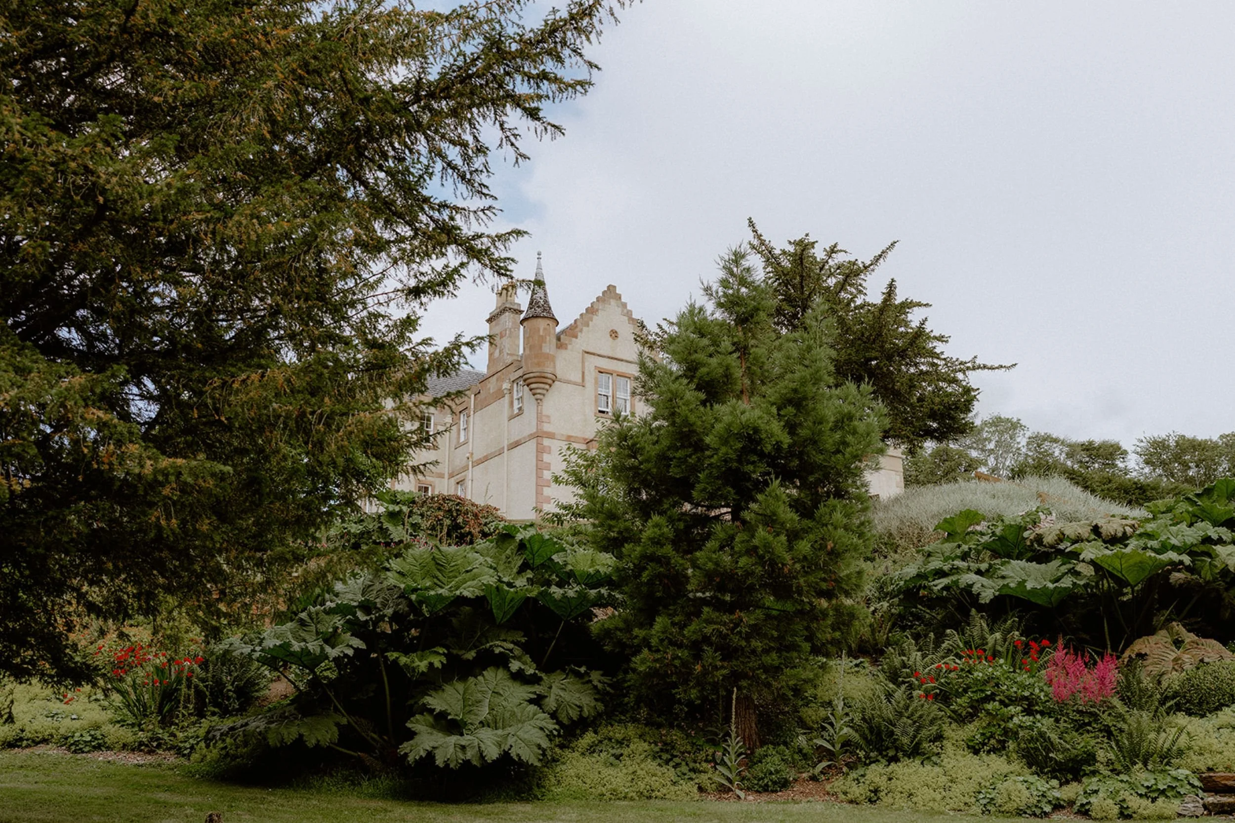 view of assynt house from garden