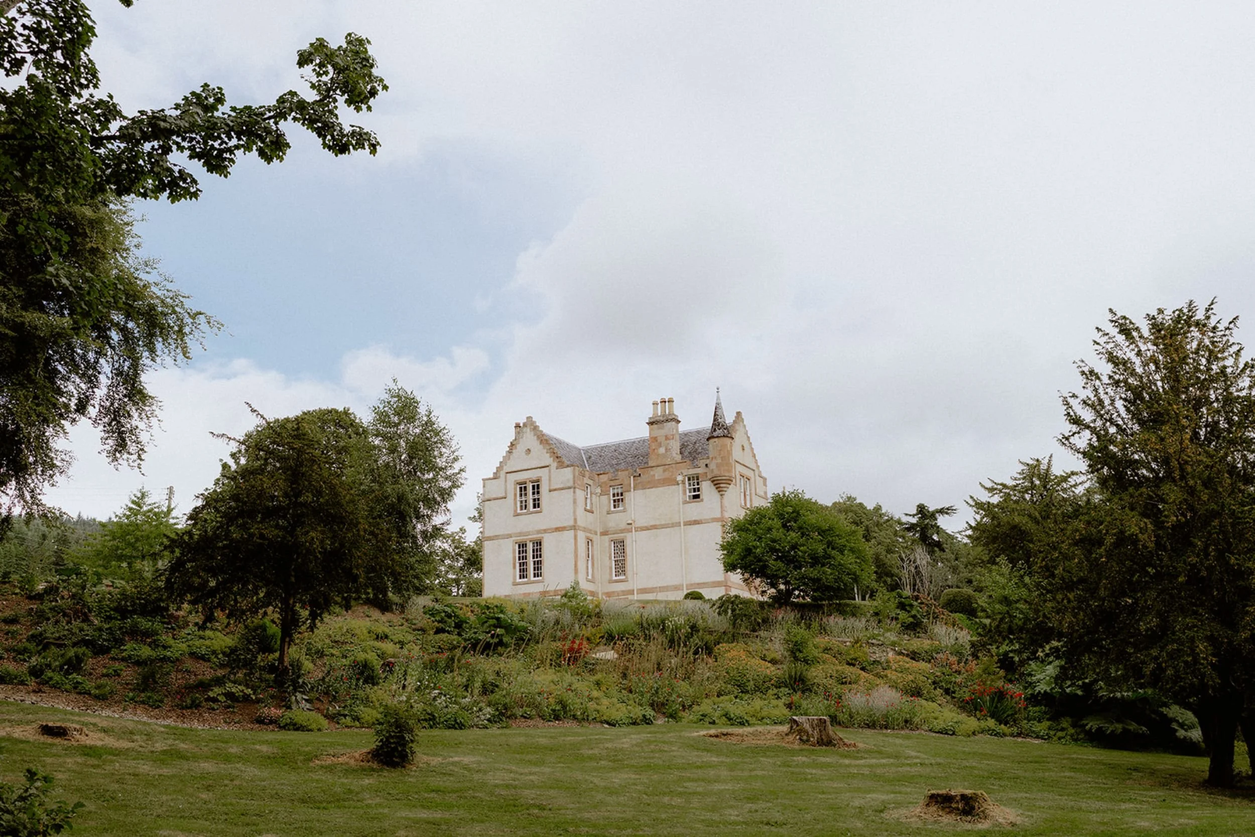 assynt house from the lower garden