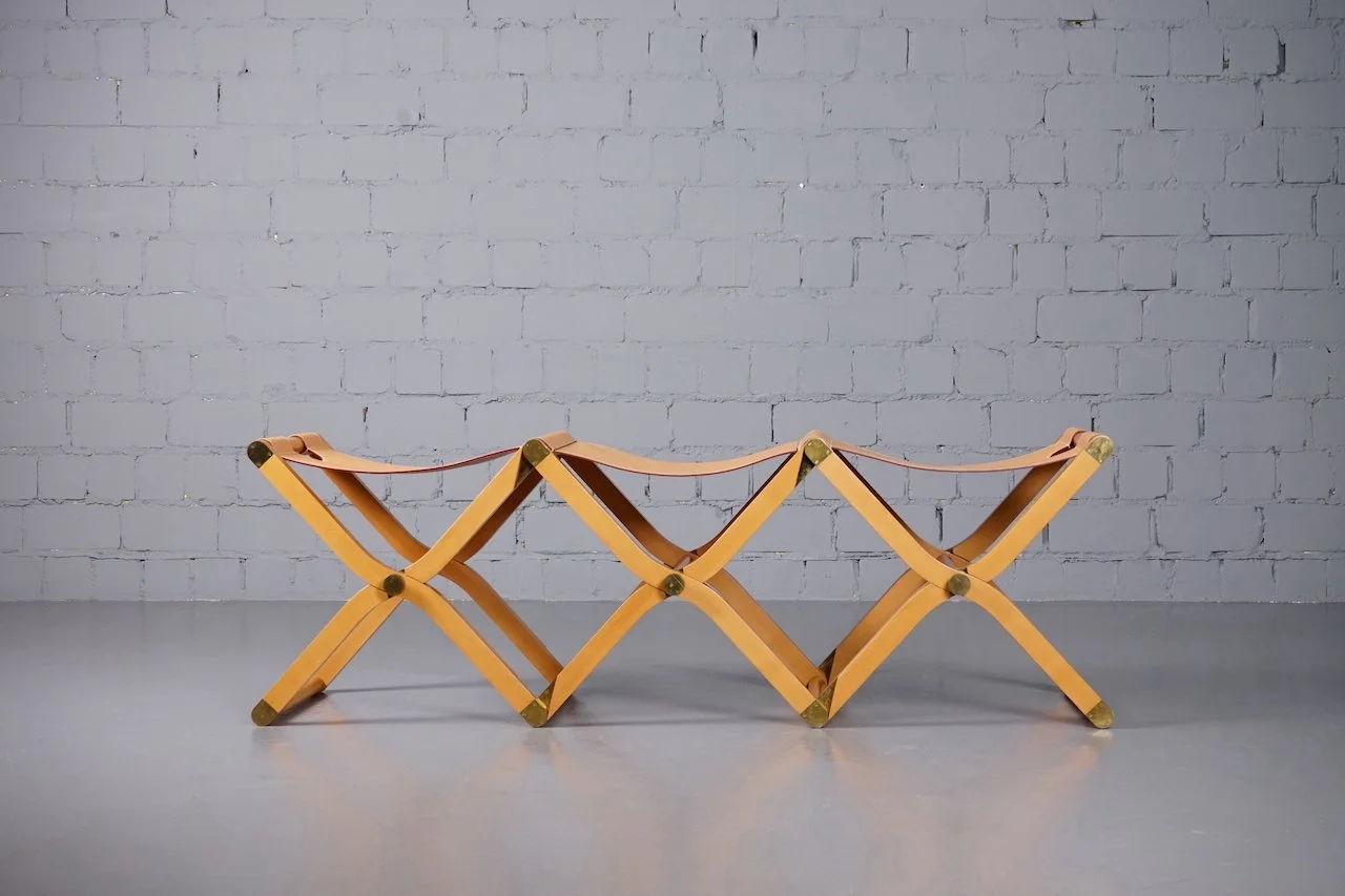 Pippa Folding Bench by Rena Dumas for Hermès Paris Luxury Vintage ...