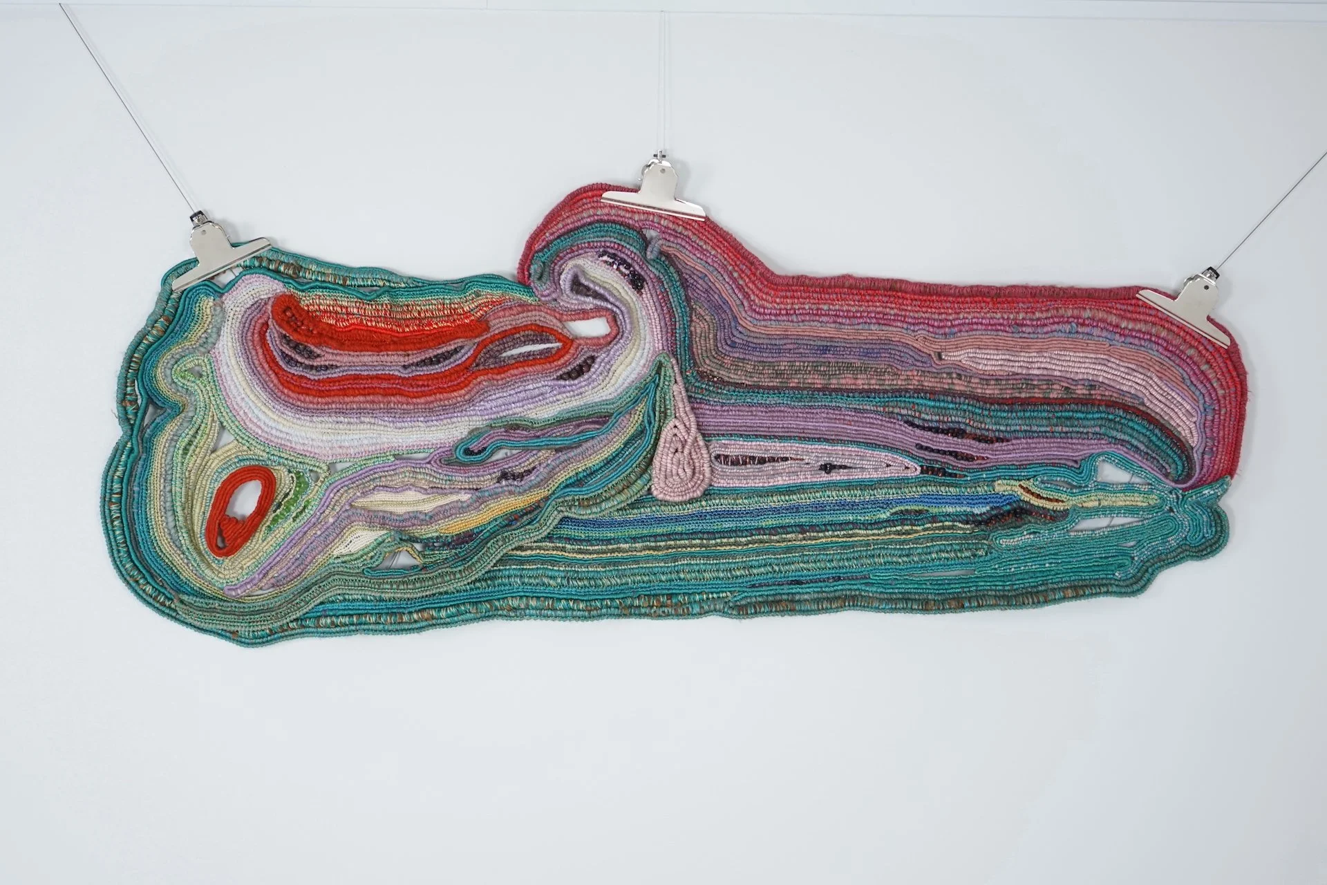 Wall Decoration Fiber-Art Design Object  7584.JPG