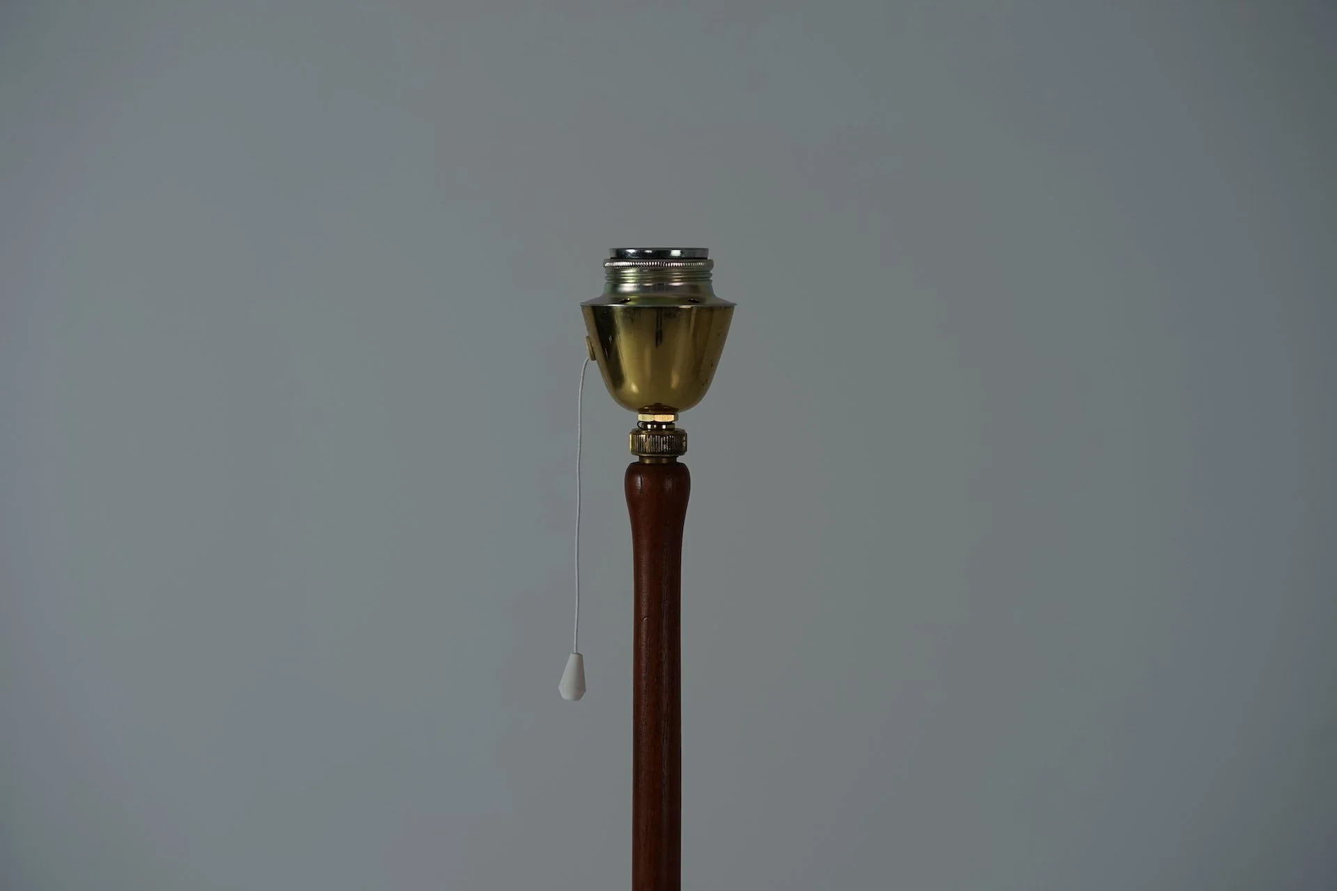Mid-Century Modern Teak Floor Lamp with Fiberglass Lampshade, 1960s  406.JPG