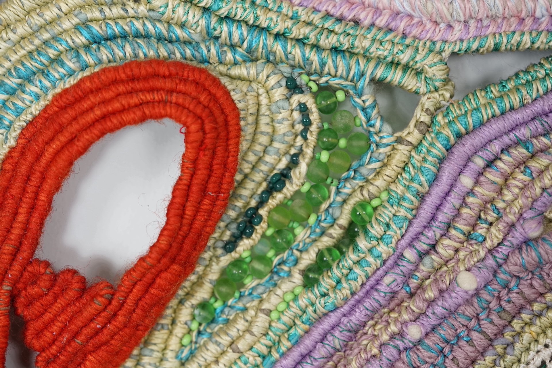 Wall Decoration Fiber-Art Design Object  7585.JPG