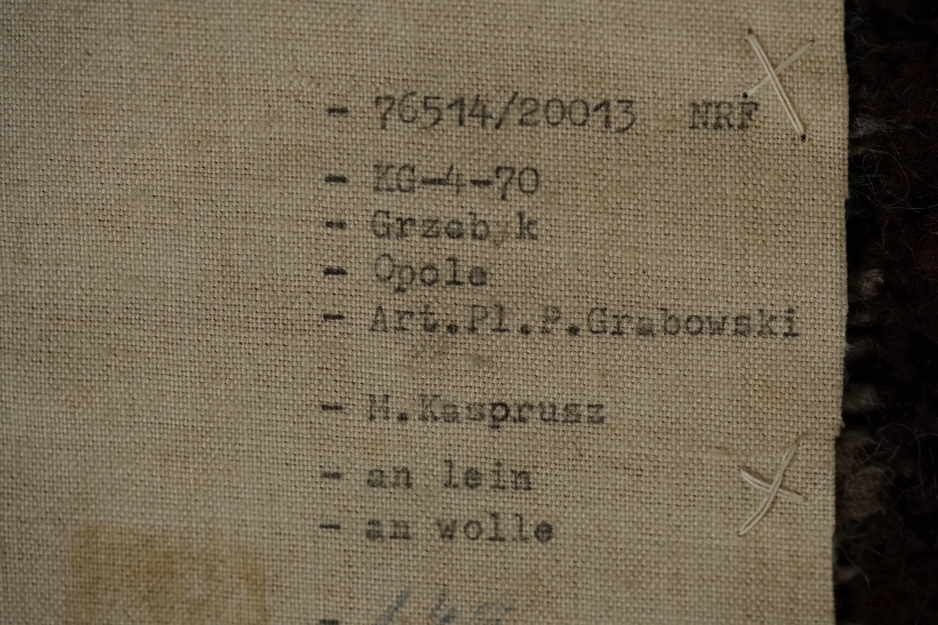 Large architectural kilim wall tapestry by Piotr Grabowski 7609.JPG