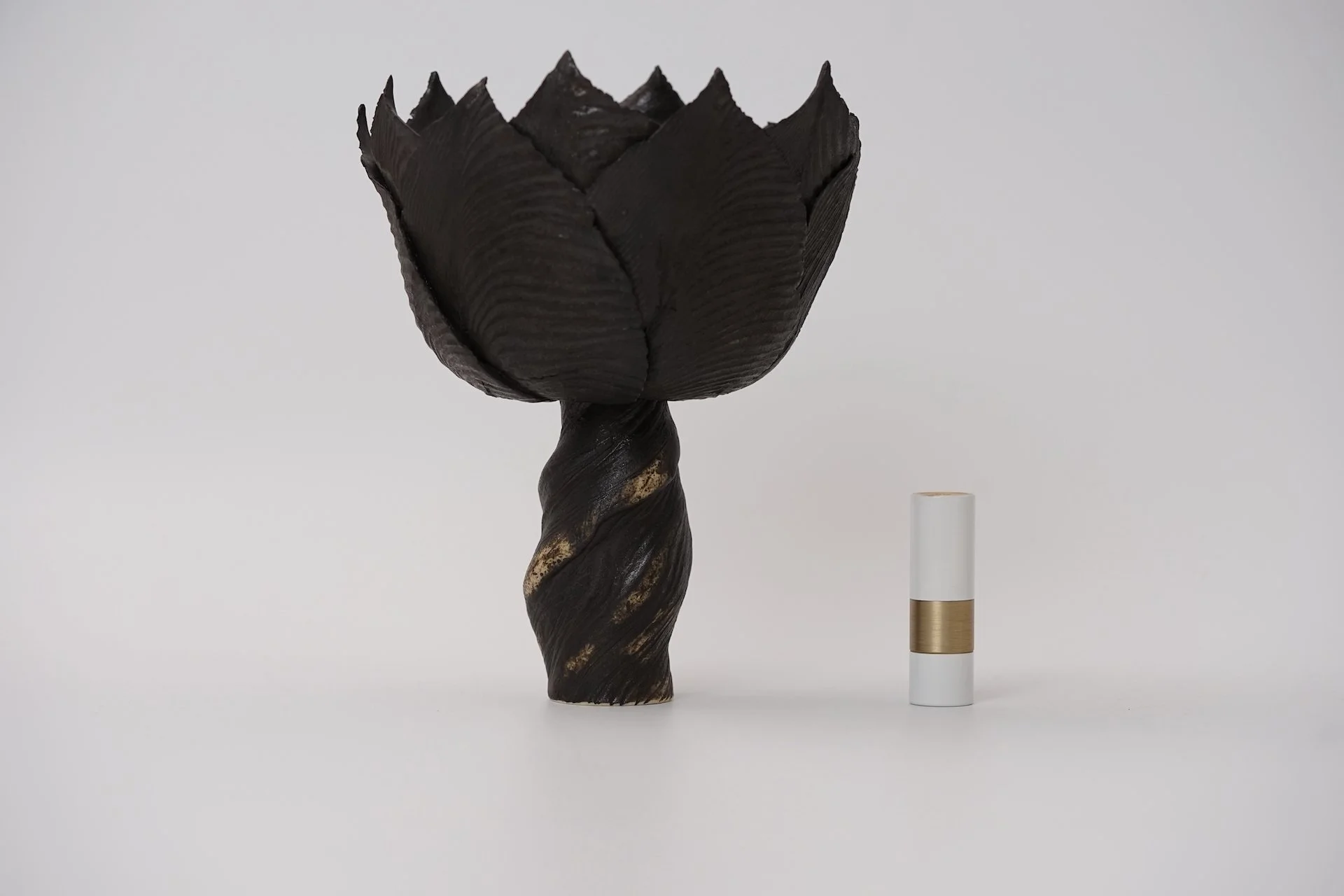 Large porcelain bud vase by Johannes Gebhardt, 1970s 1871.JPG