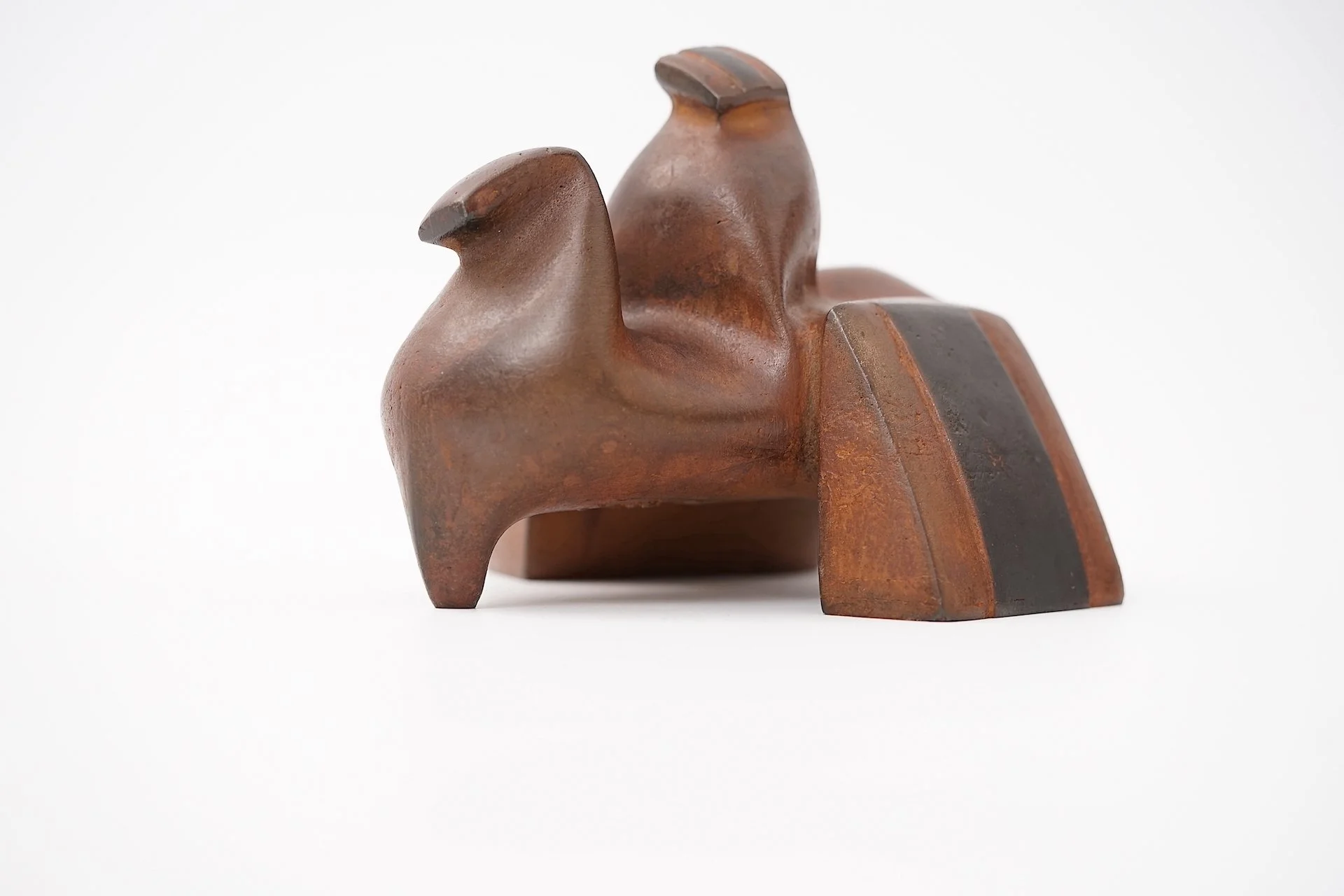 Zezoo Animal & Rider – Abstract Cast Iron Sculpture by Gertraude Zebe, 1:5, 1997 3655.JPG