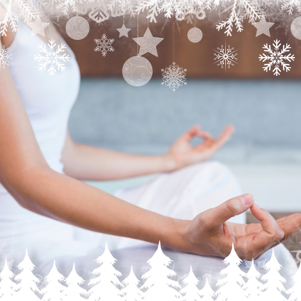 yoga for relaxation at Christmas