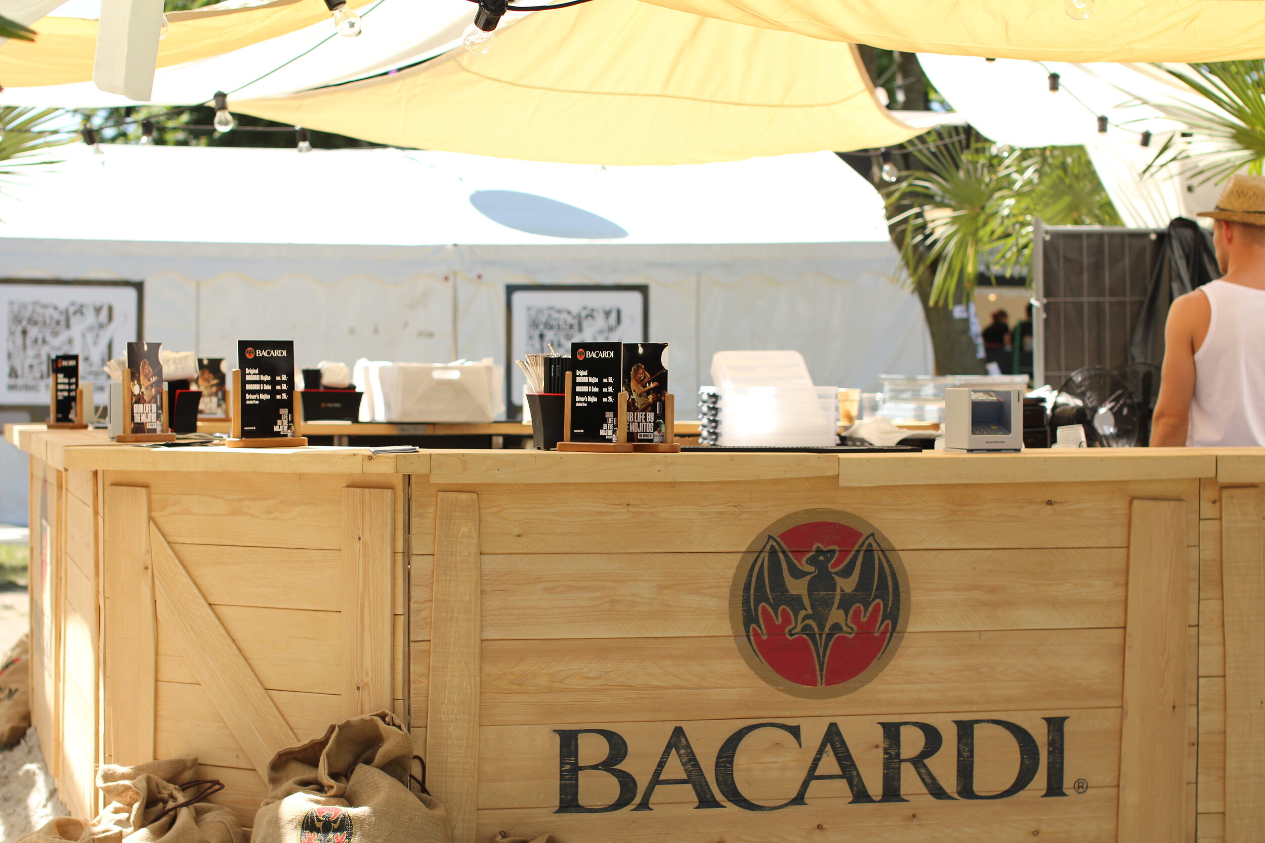 Bacardi Branded Portable Bar by Portabar