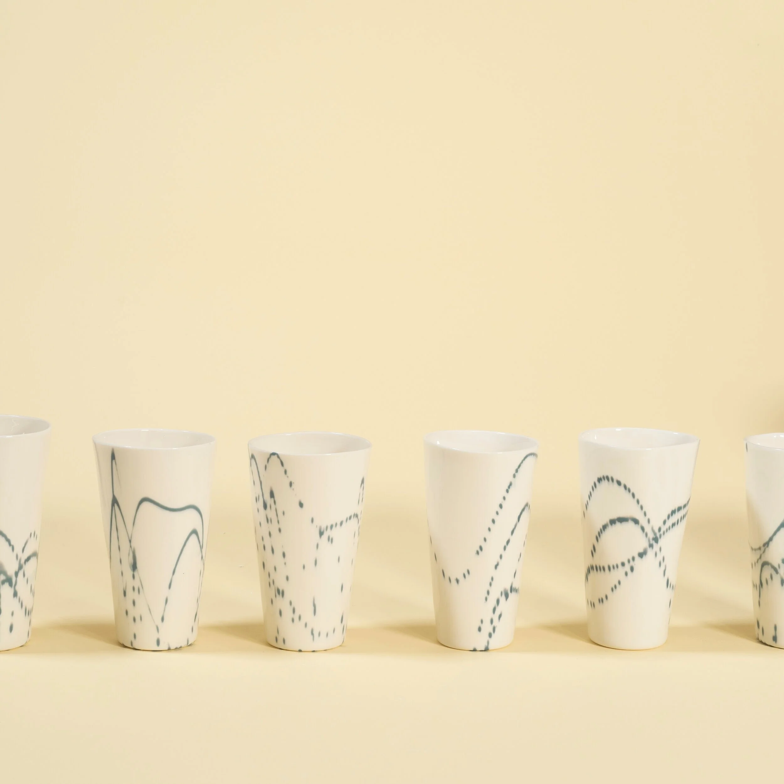 porcelain glasses