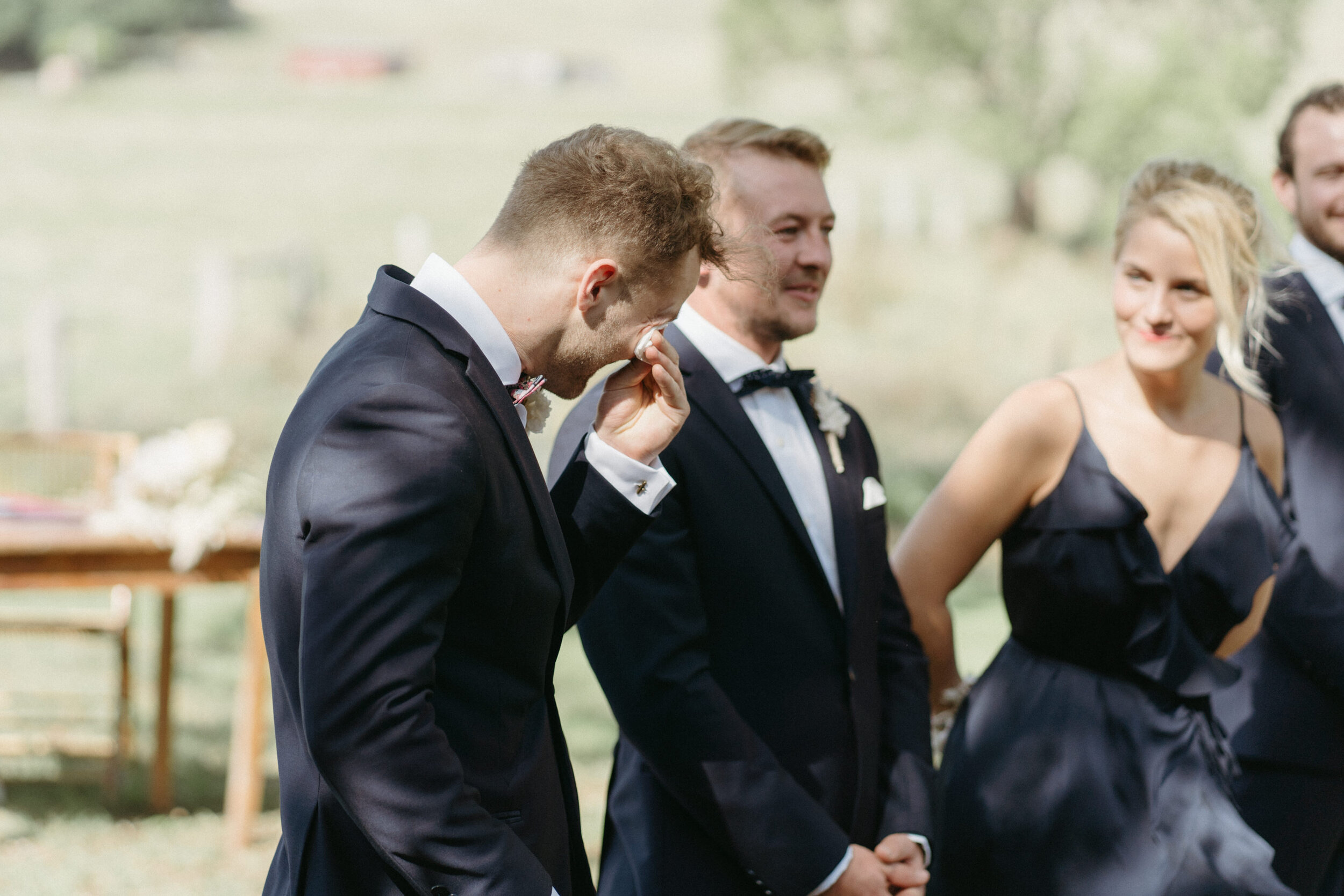 The Farm Byron Bay outdoor wedding - Trent and Jessie photography and videography