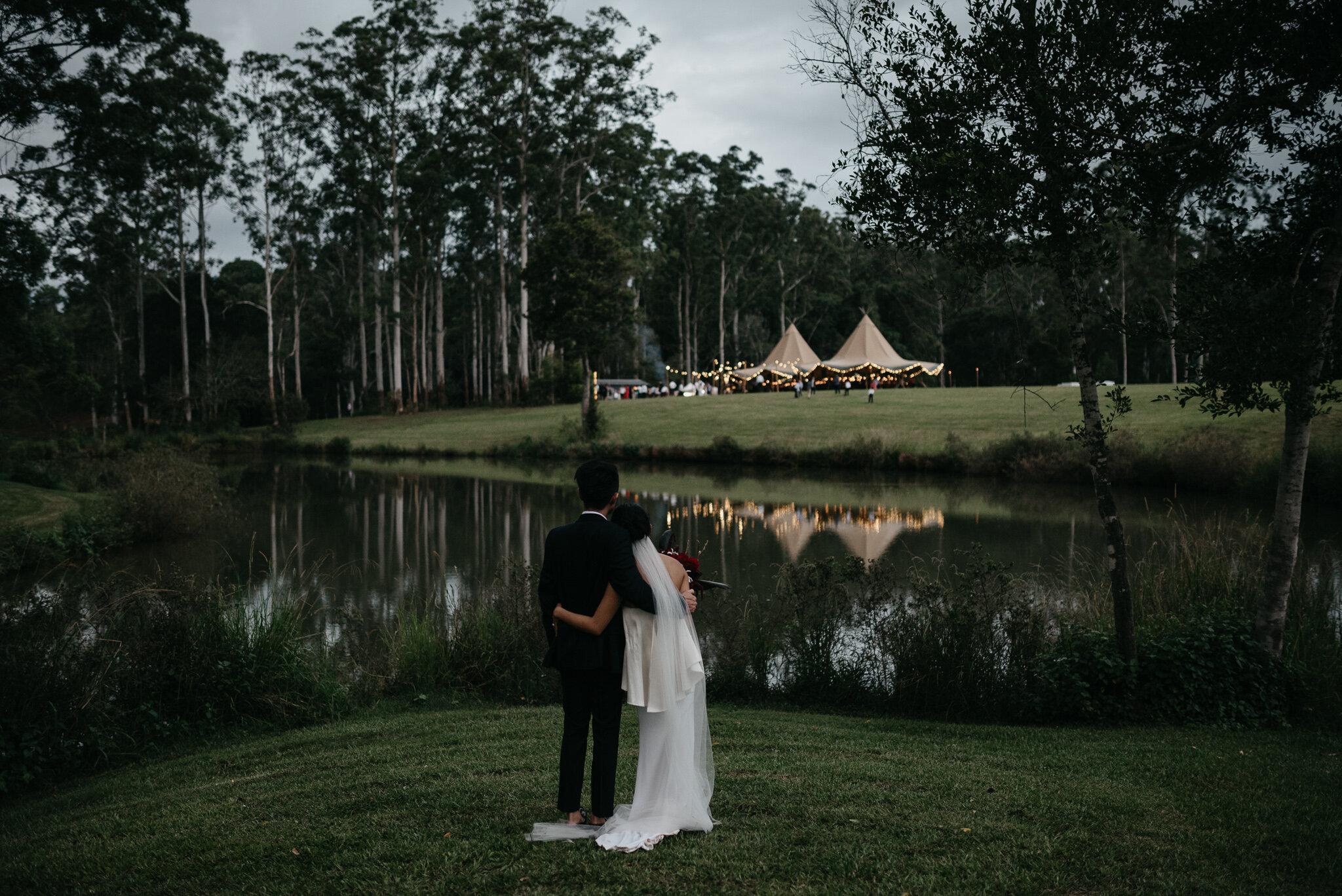 Madz and Frankie the Falls Farm wedding - Trent and Jessie photography and videography