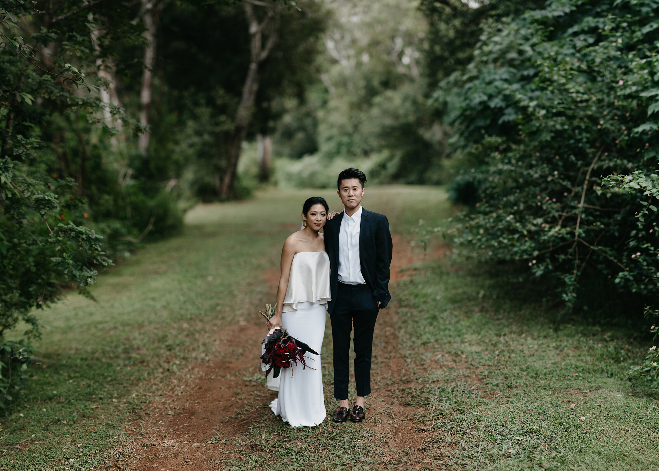 Madeleine and Frankie - classic wedding portrait - Trent and Jessie photography and videography