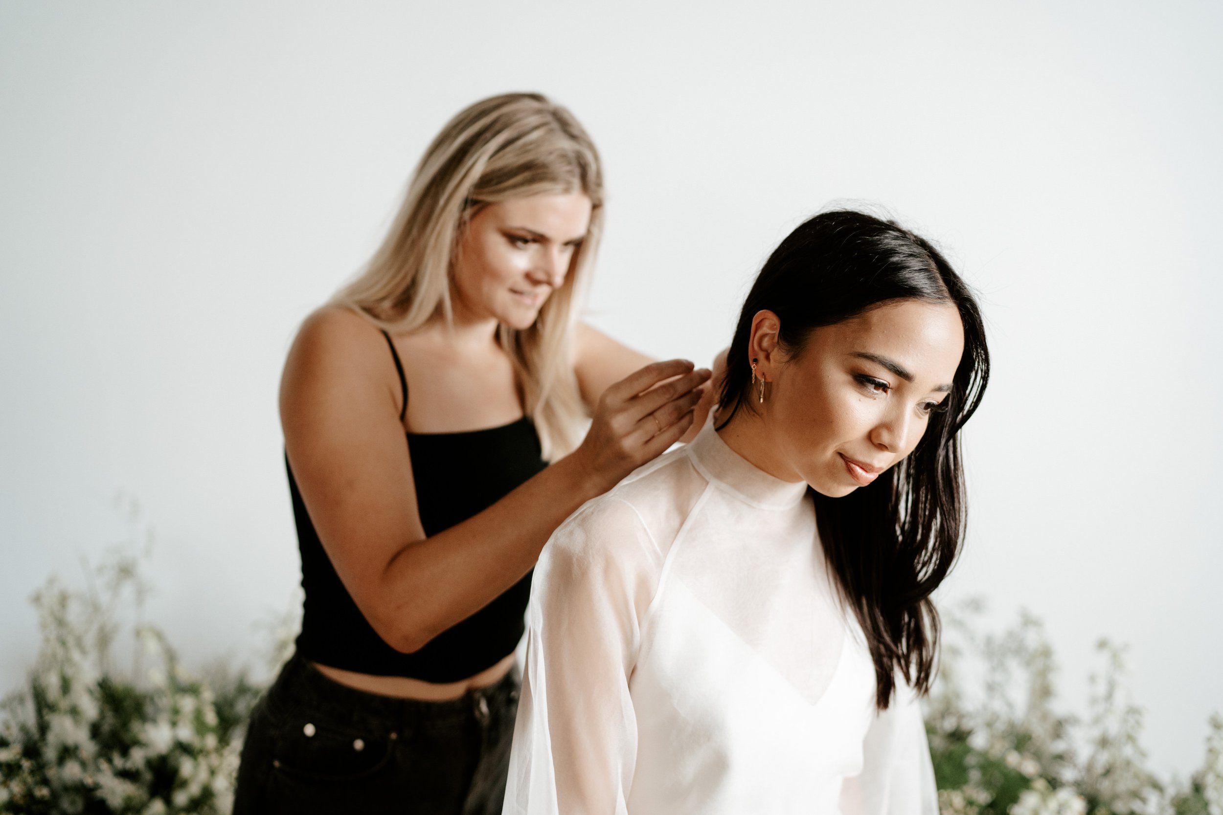 Photoshoot behind the scenes - Brisbane Spring Wedding Inspiration - Trent and Jessie Photography and Videography