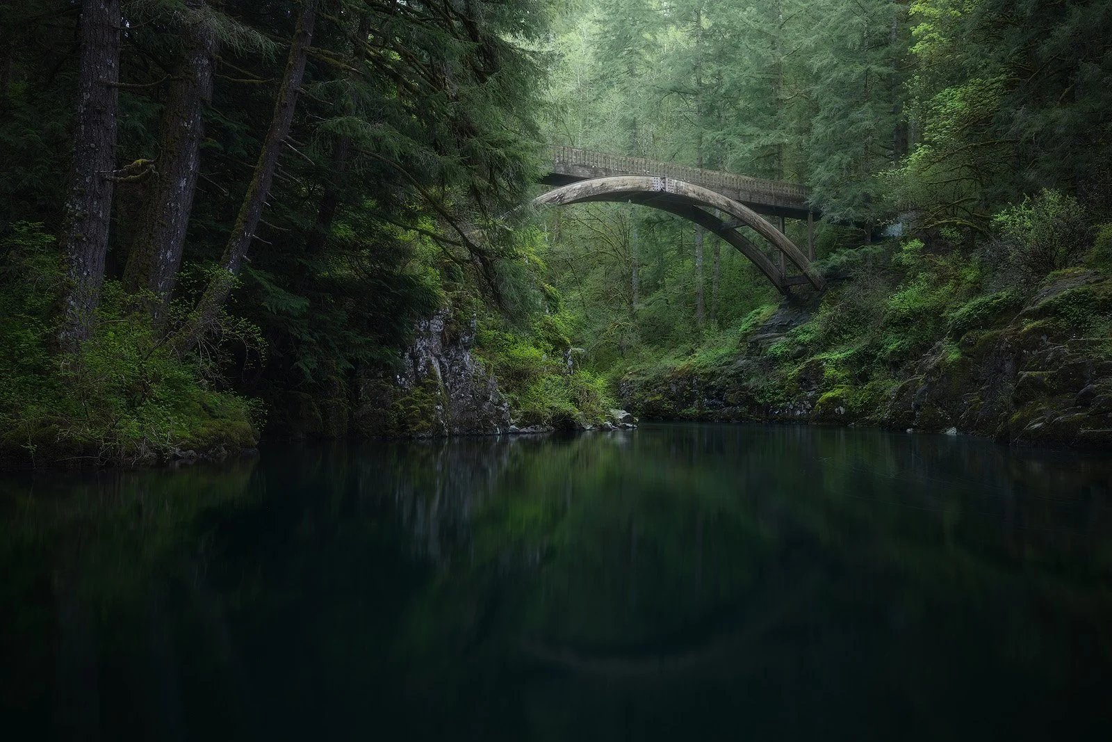 Moulton Falls Bridge – Tranquil River Reflections in Lush Washington Forest.jpg