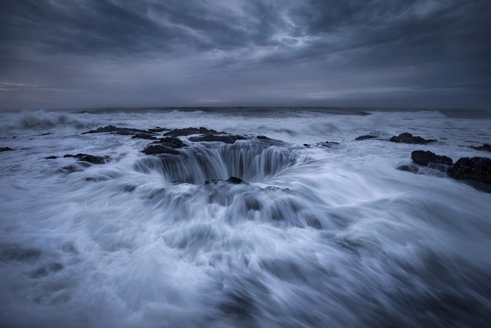 Waves Surge Over Thor’s Well – Stormy Oregon Coast at High Tide.jpg