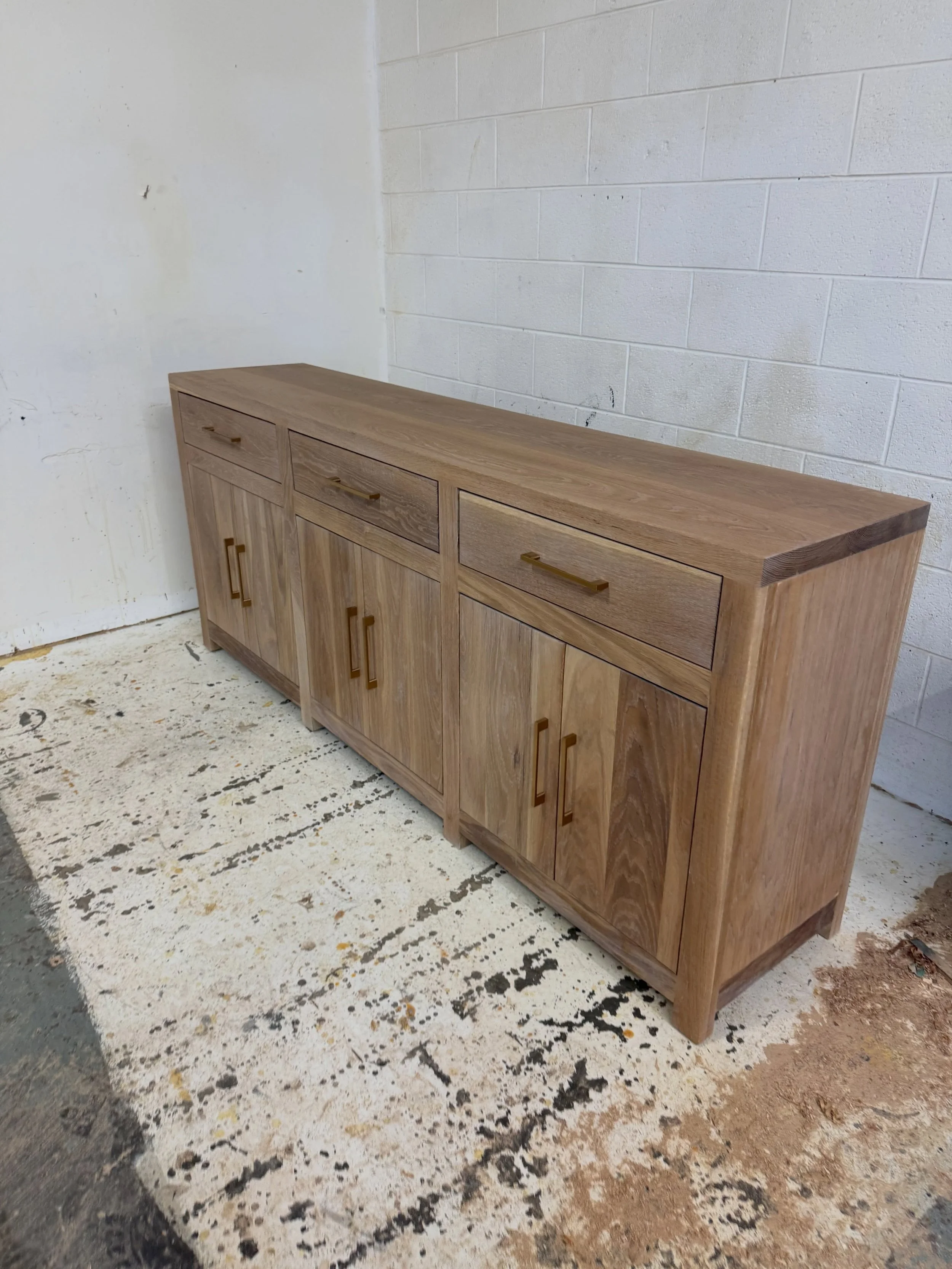 White oak cabinet with Natural finish by @rubiomonocoatusa