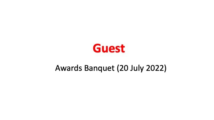 Add On - Final Banquet (Guest ticket)